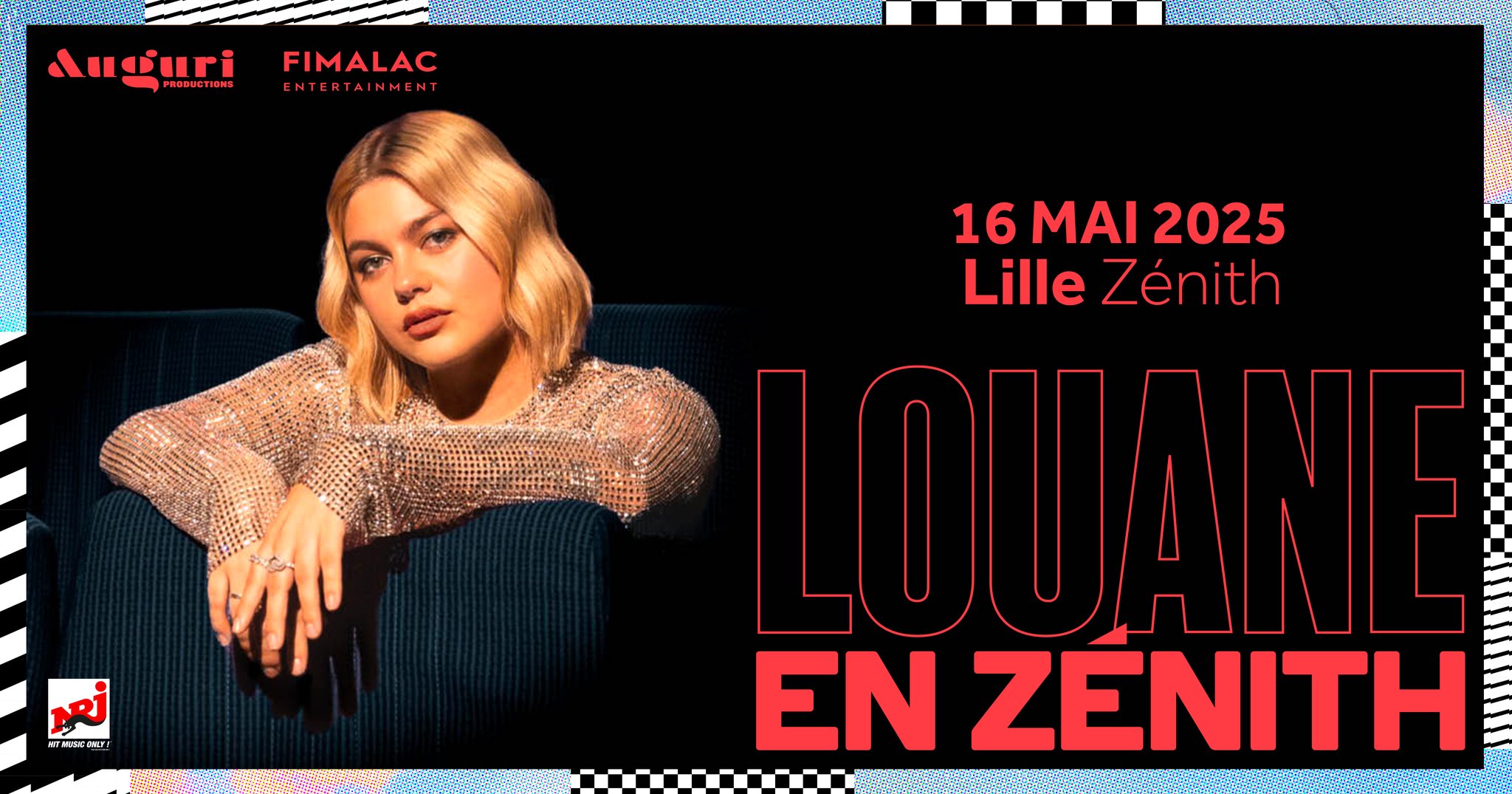 Louane • Vendredi 16 Mai 2025 • Le Zénith, Lille Le 16 mai 2025