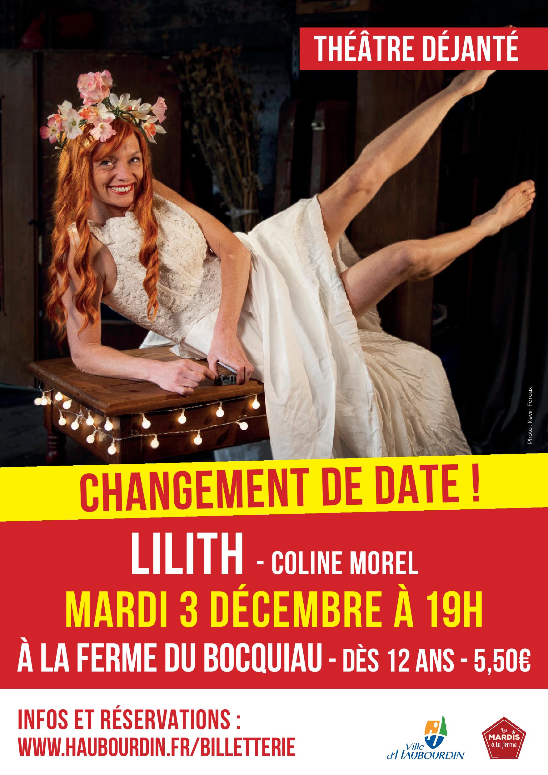 Lilith - Coline Morel (Théâtre déjanté... Le 3 déc 2024