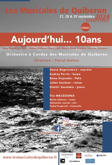 Les Musicales de Quiberon : Aujourd