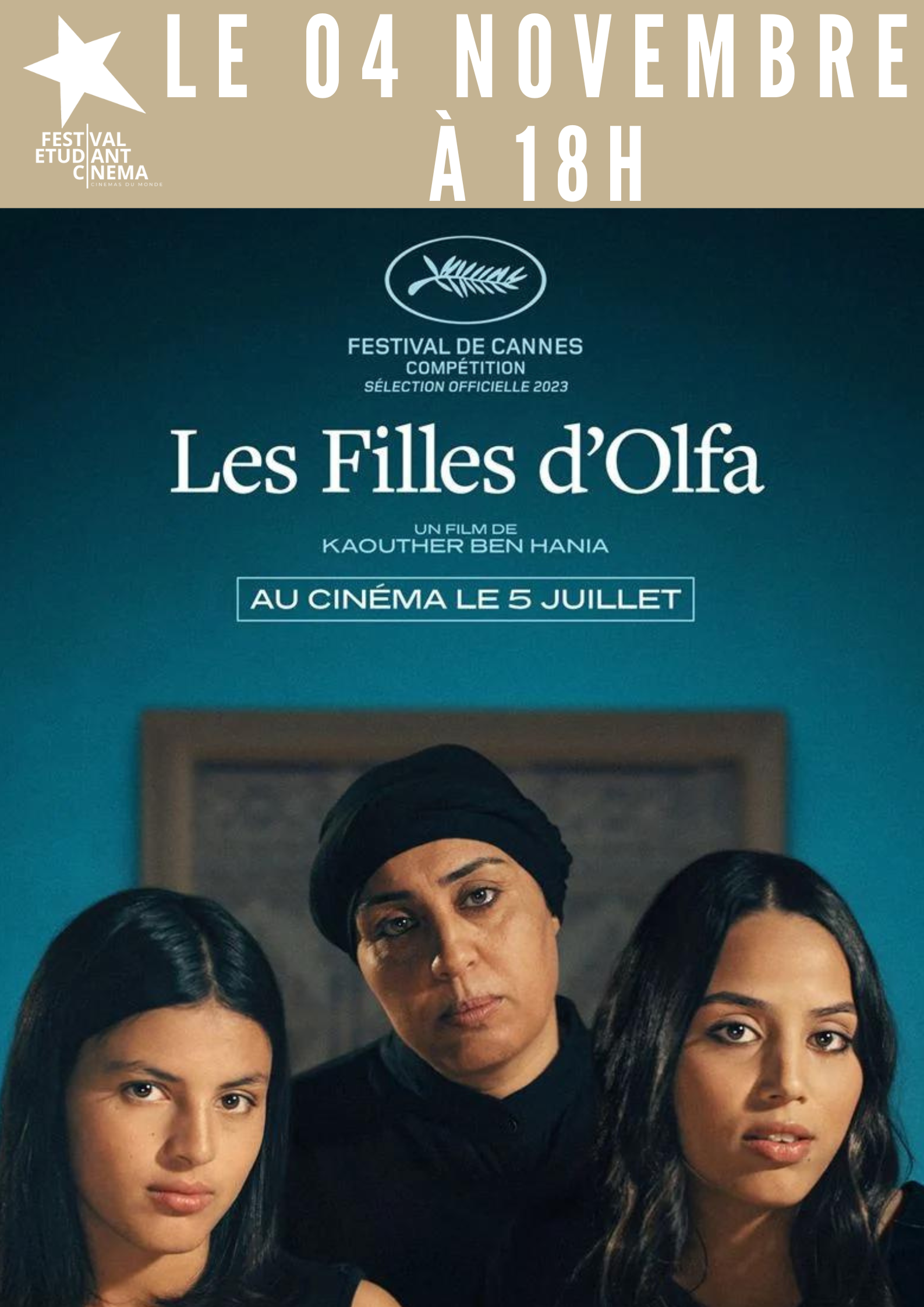 04 novembre à 18h : Ciné-débat sur LES FILLES... Le 4 nov 2024