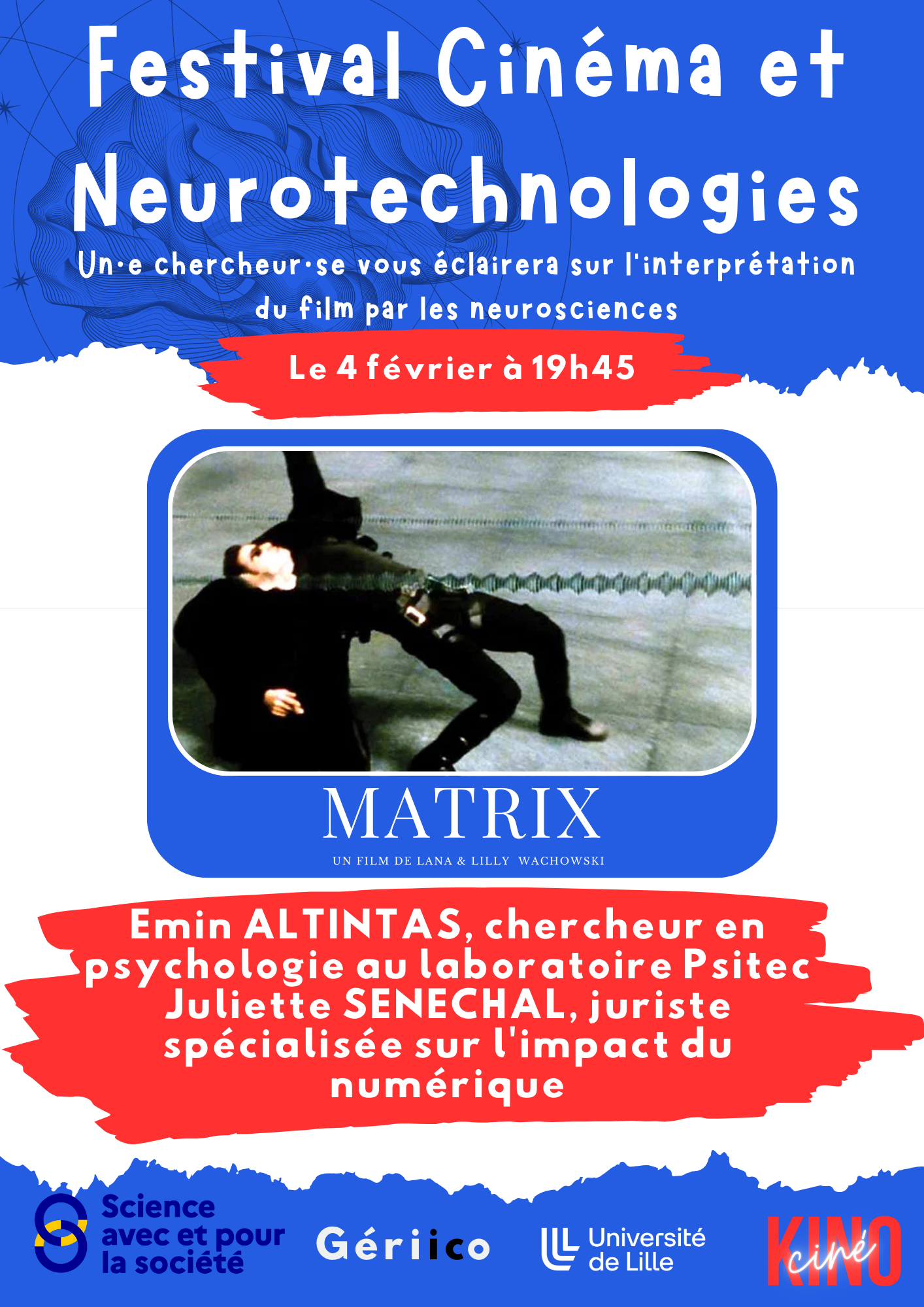 Festival Cinéma et Neurotechnologies - Matrix Le 4 fév 2025