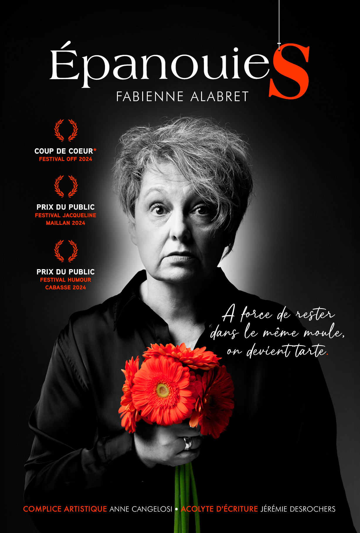 "ÉPANOUIES" Spectacle de Fabienne Alabret Du 14 au 15 mars 2025