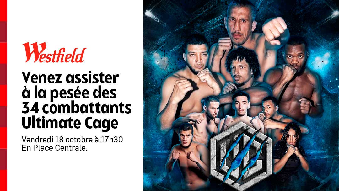 Ultimate Cage III : Rendez-vous pour la pesée médiatique... Le 18 oct 2024