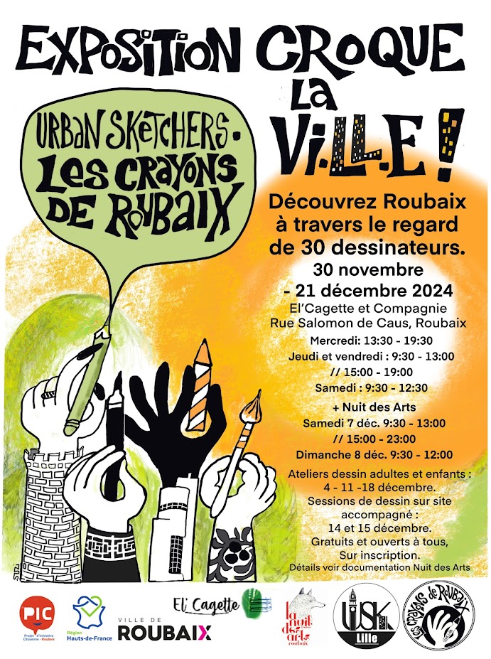 Exposition Croque la Vi.ll.e ! Du 30 nov au 21 déc 2024