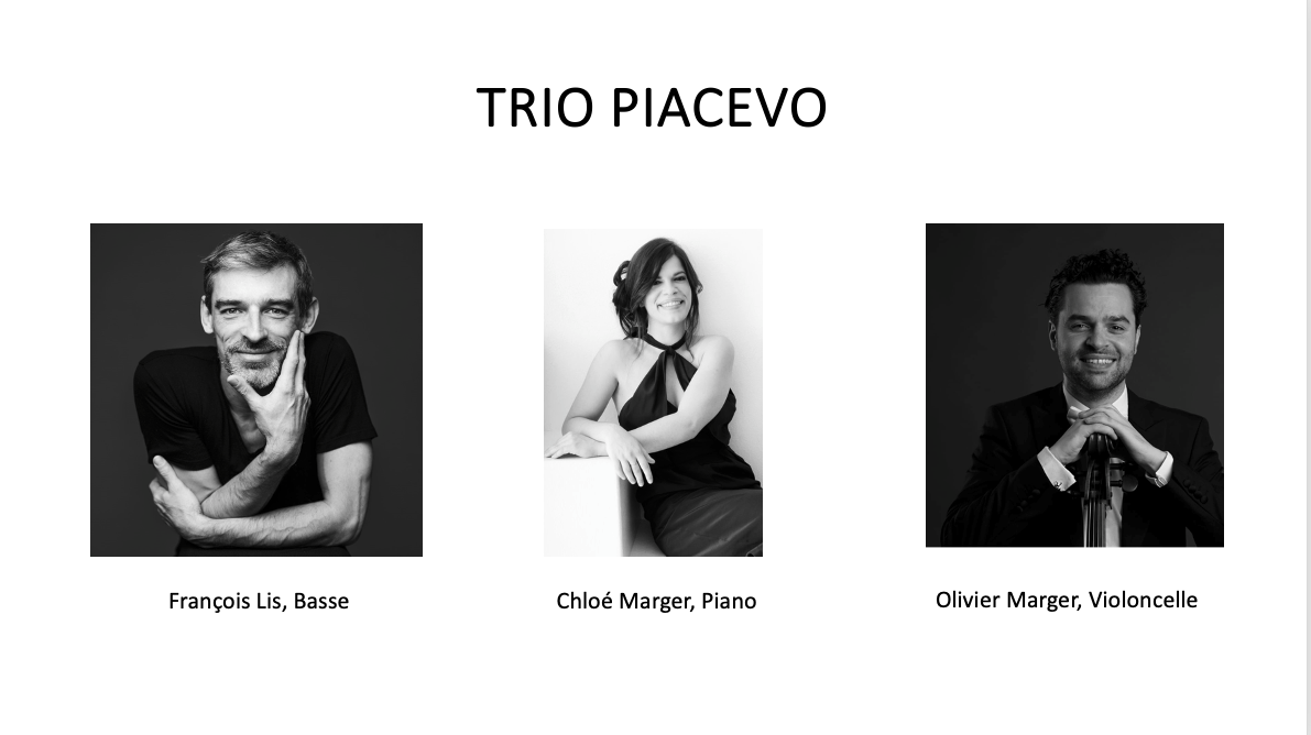 Mouvaux en Consert : Trio Piacevo Le 10 nov 2024