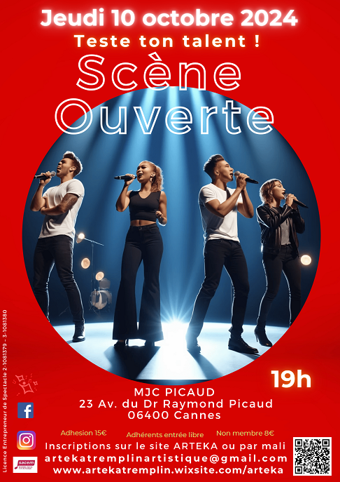 SCENE OUVERTE Le 10 oct 2024