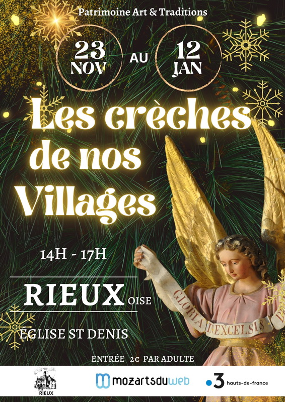 Les Crèches de nos Villages – édition 2024 Du 23/11/2024 au 12/1/2025