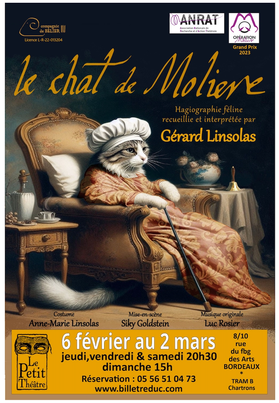 Le chat de Molière Du 6 fév au 2 mars 2025