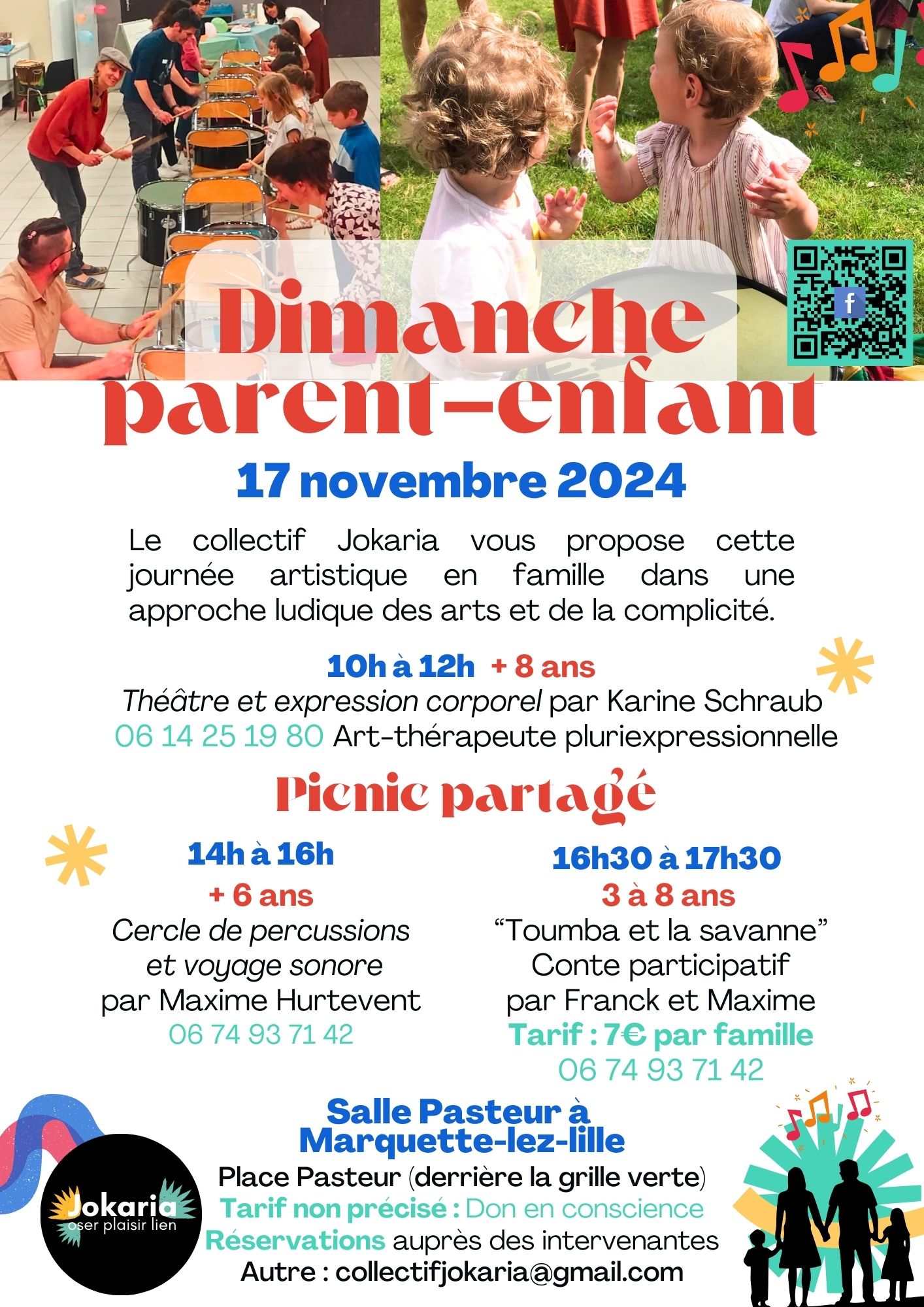 Dimanche parent - enfant Le 17 nov 2024