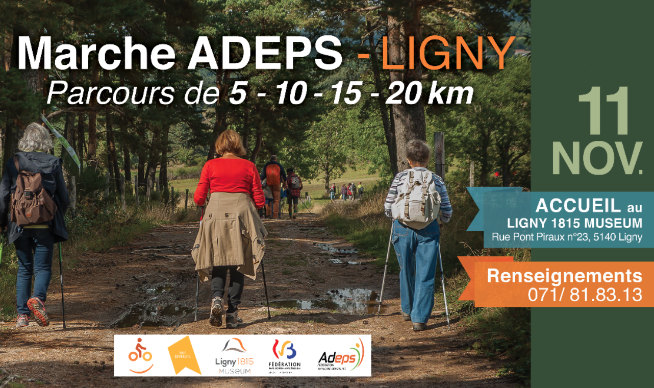 Marche Adeps - Ligny 2024 Le 11 nov 2024