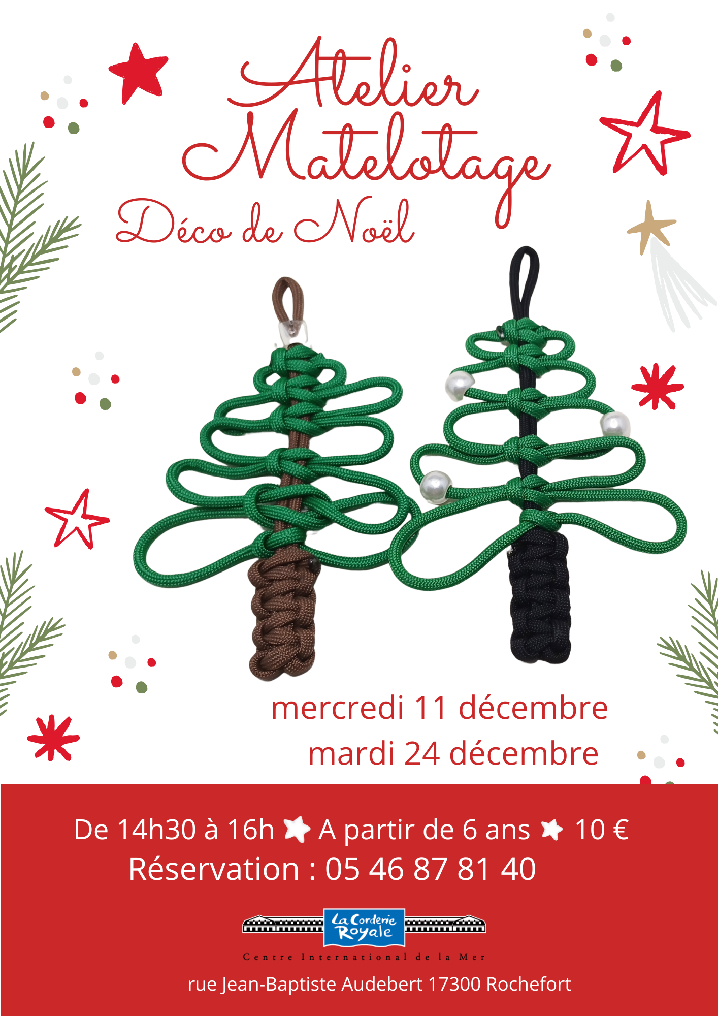 Atelier Matelotage Déco de Noël, Sapin