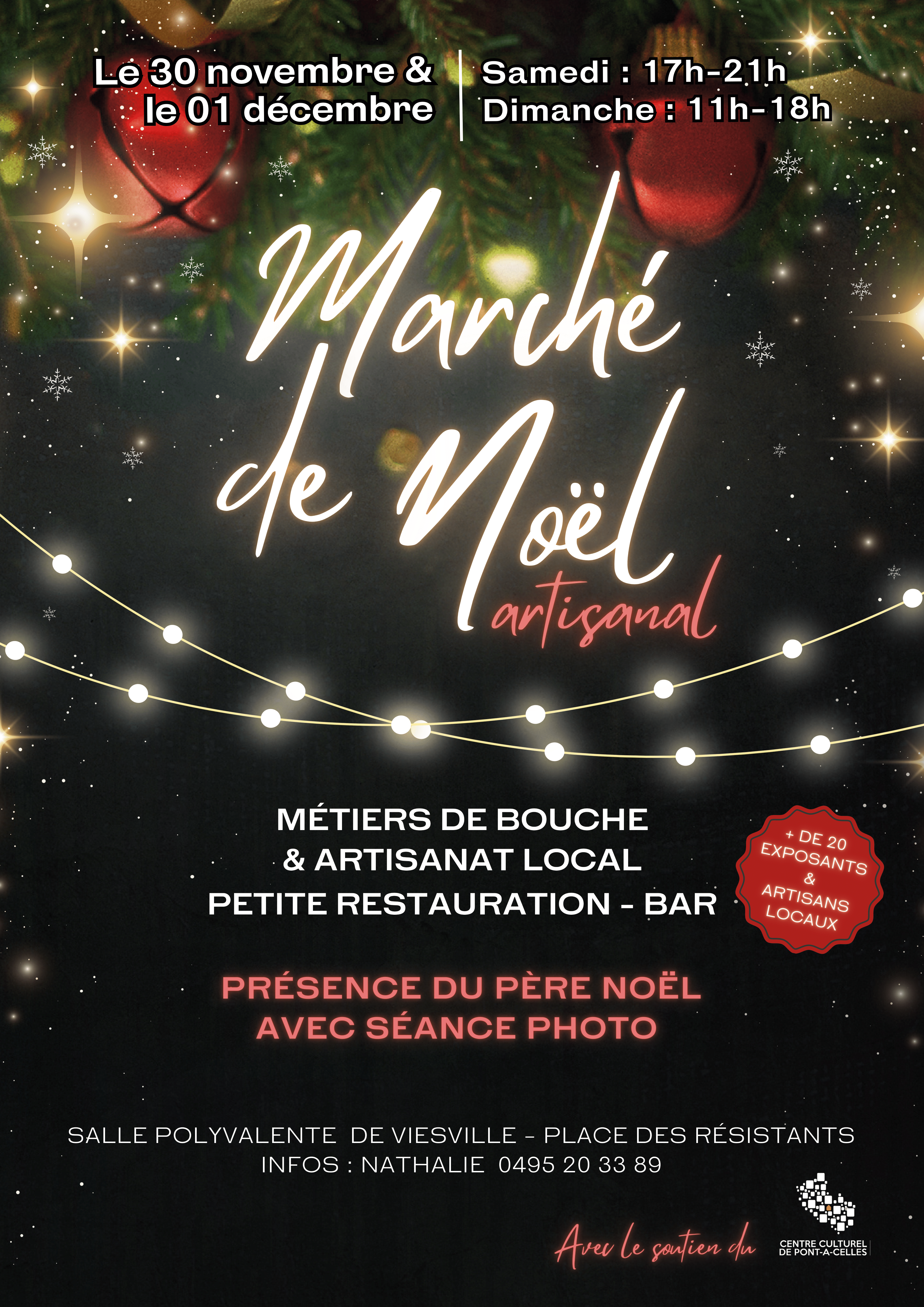 Marché de Noël Du 30 nov au 1 déc 2024