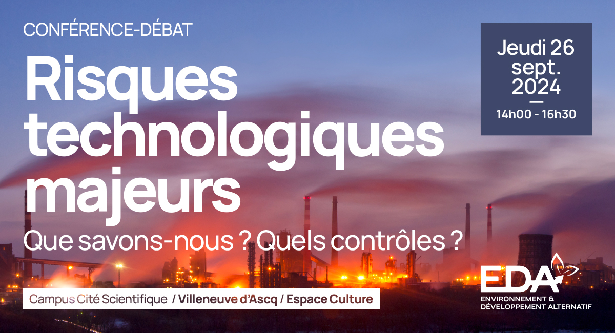 Conférence-débat : Risques technologiques majeurs... Le 26 sept 2024