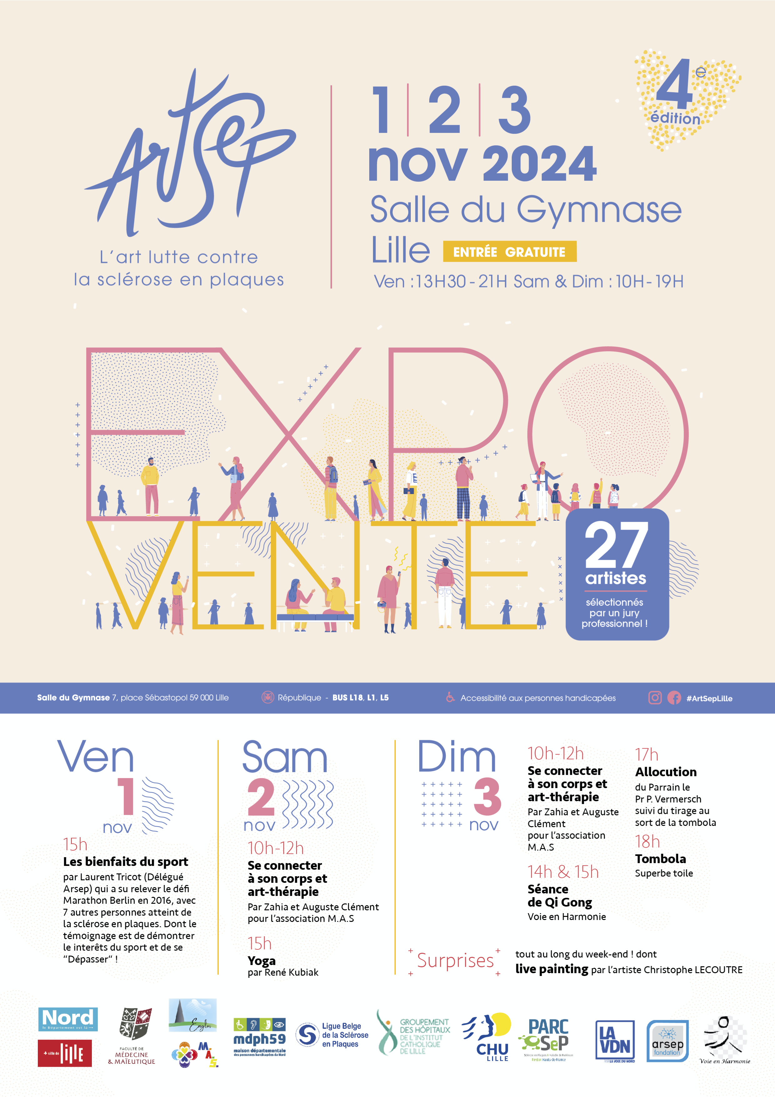 Exposition Ventes Art Sep Lille Du 1 au 3 nov 2024