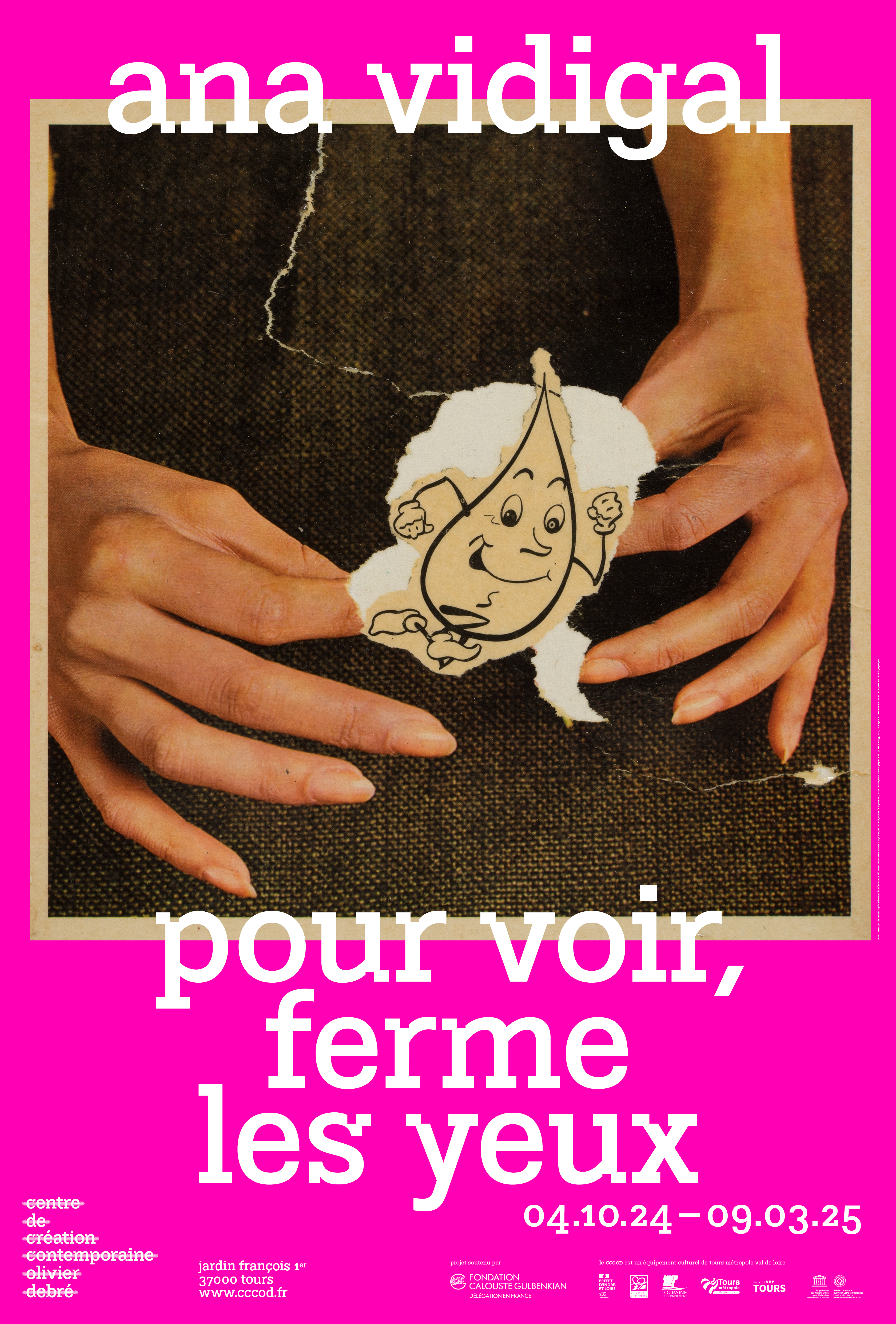 Exposition "pour voir ferme les yeux" Du 4/10/2024 au 9/3/2025