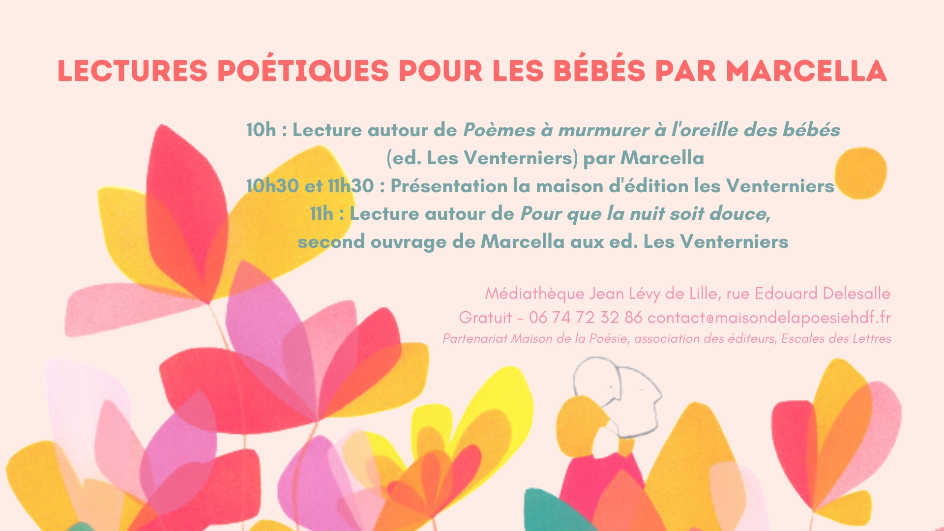 lectures poétiques pour les bébés par Marcella Le 27 nov 2024