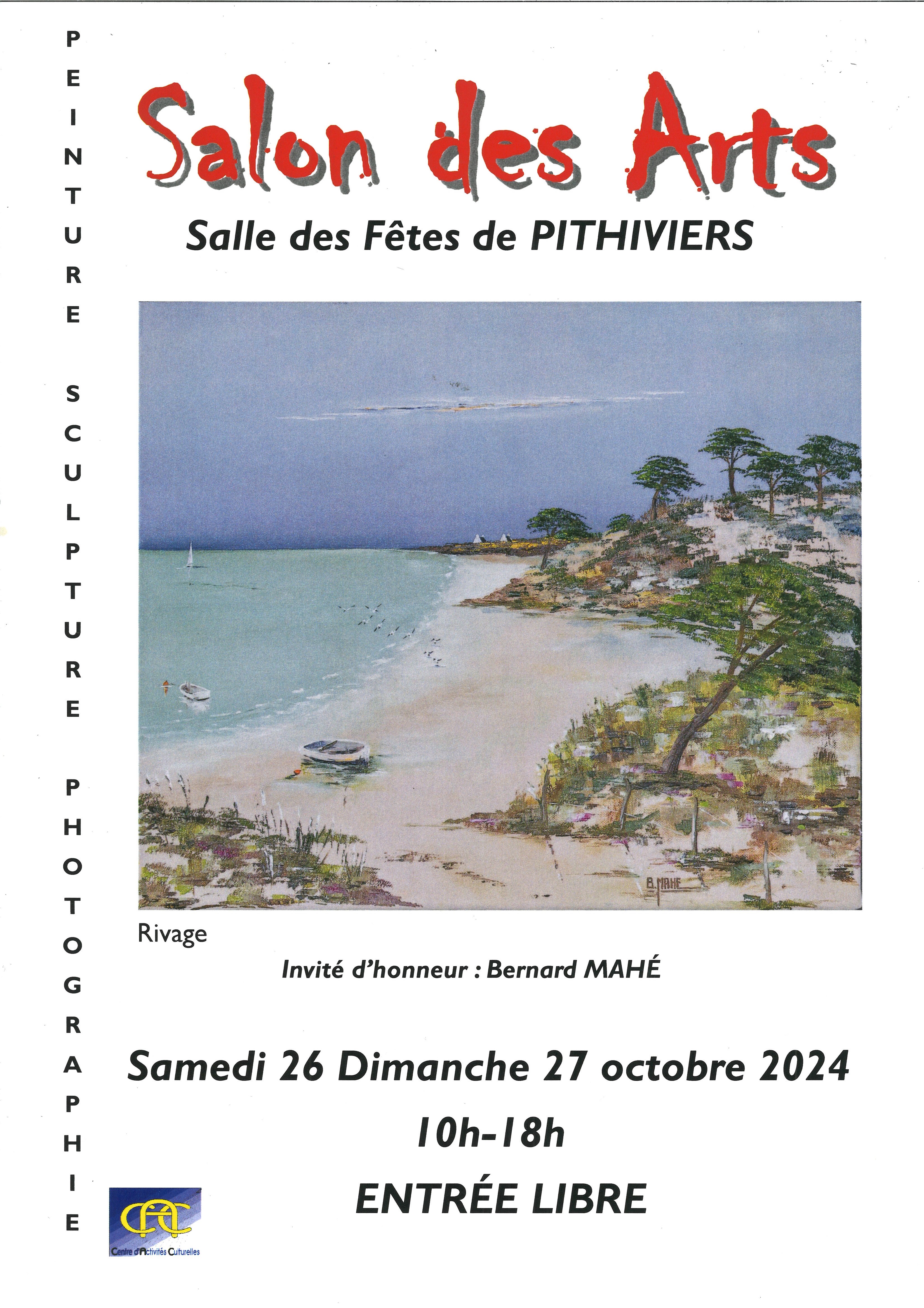 Salon des Arts de Pithiviers Du 26 au 27 oct 2024