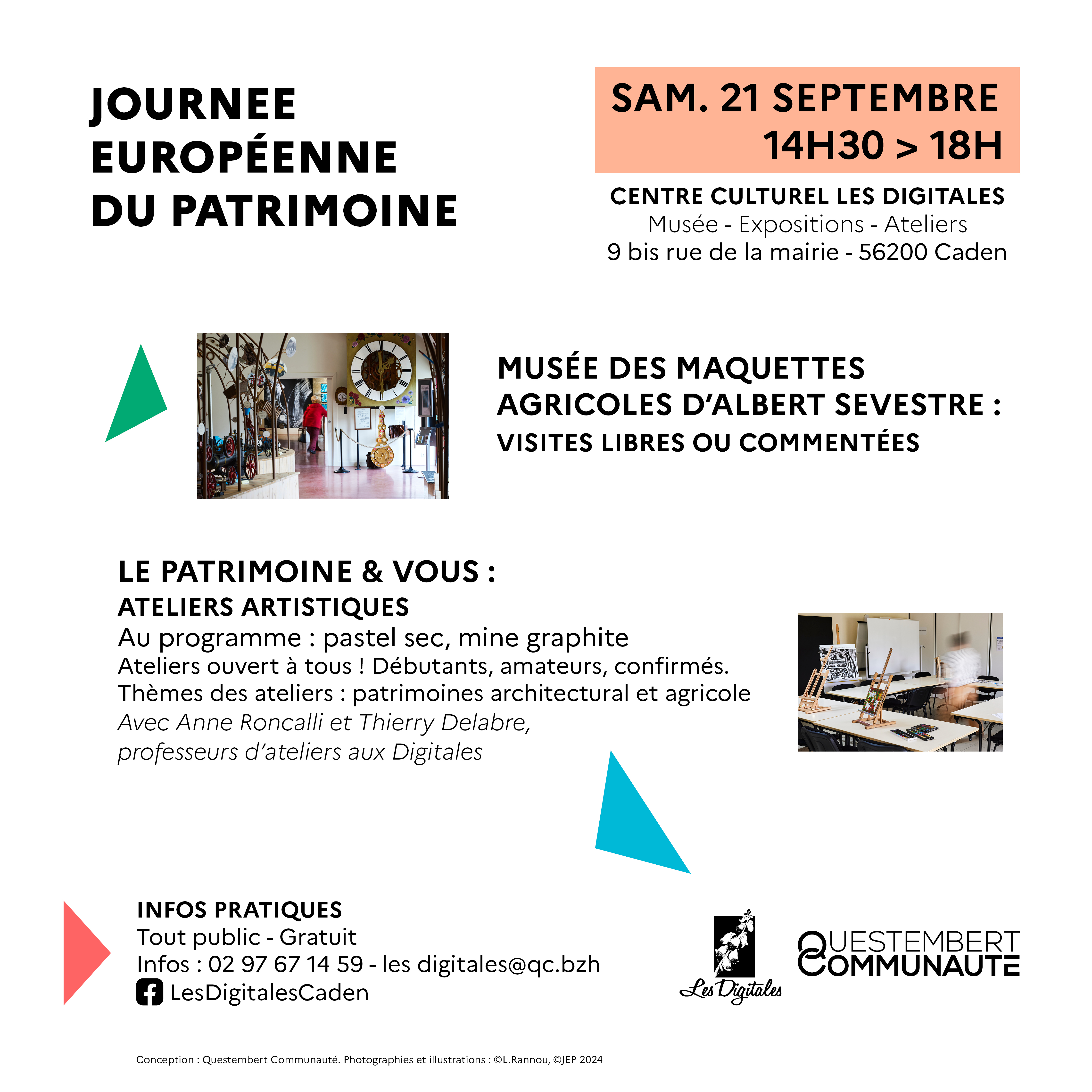 Journées européennes du patrimoine – Le patrimoine... Le 21 sept 2024