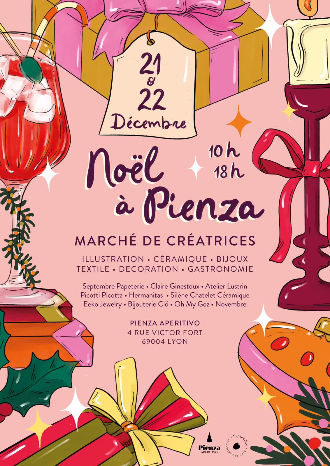 Noël à Pienza, marché de créatrices... Du 21 au 22 déc 2024