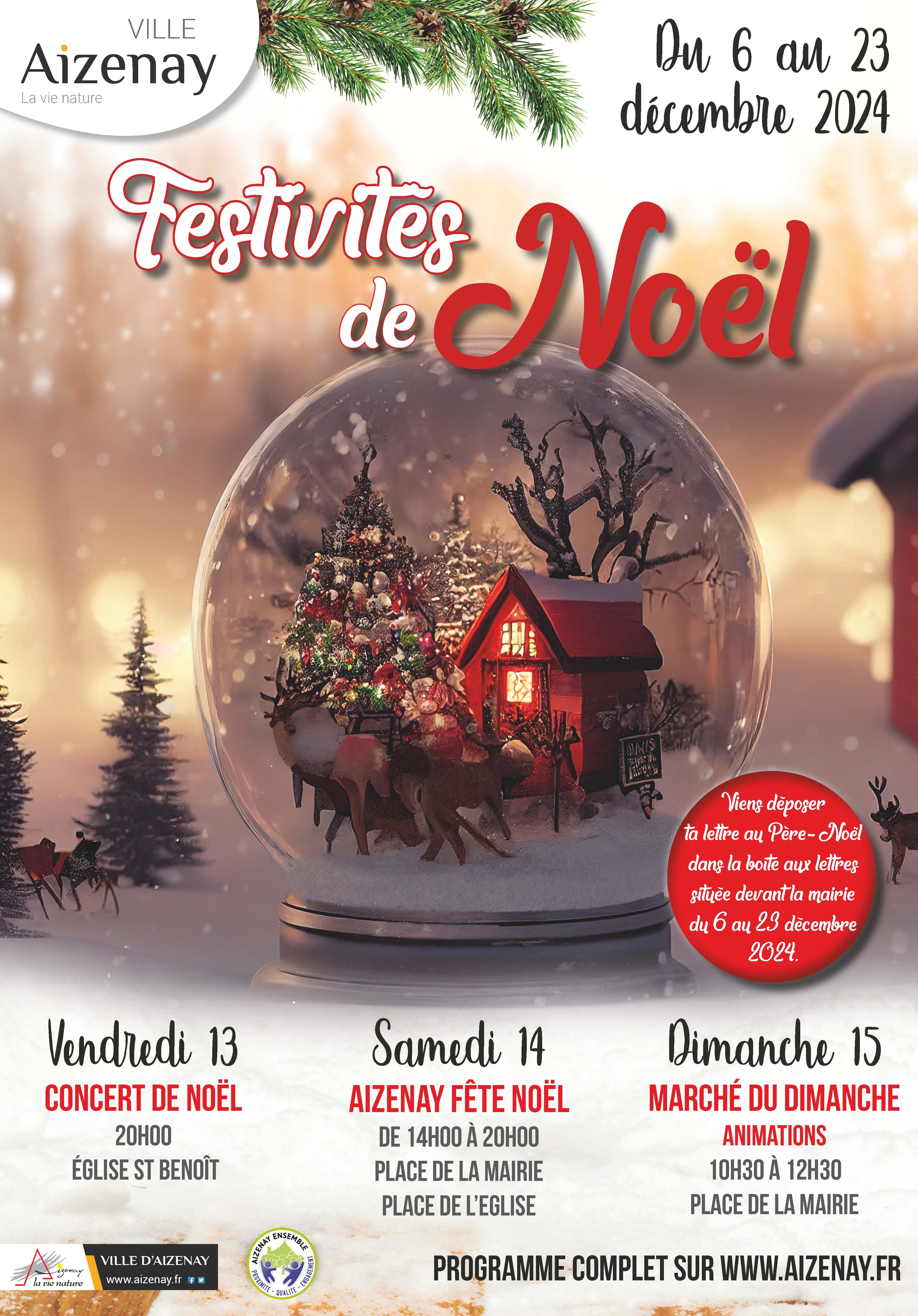 Aizenay fête Noël Du 14 au 15 déc 2024