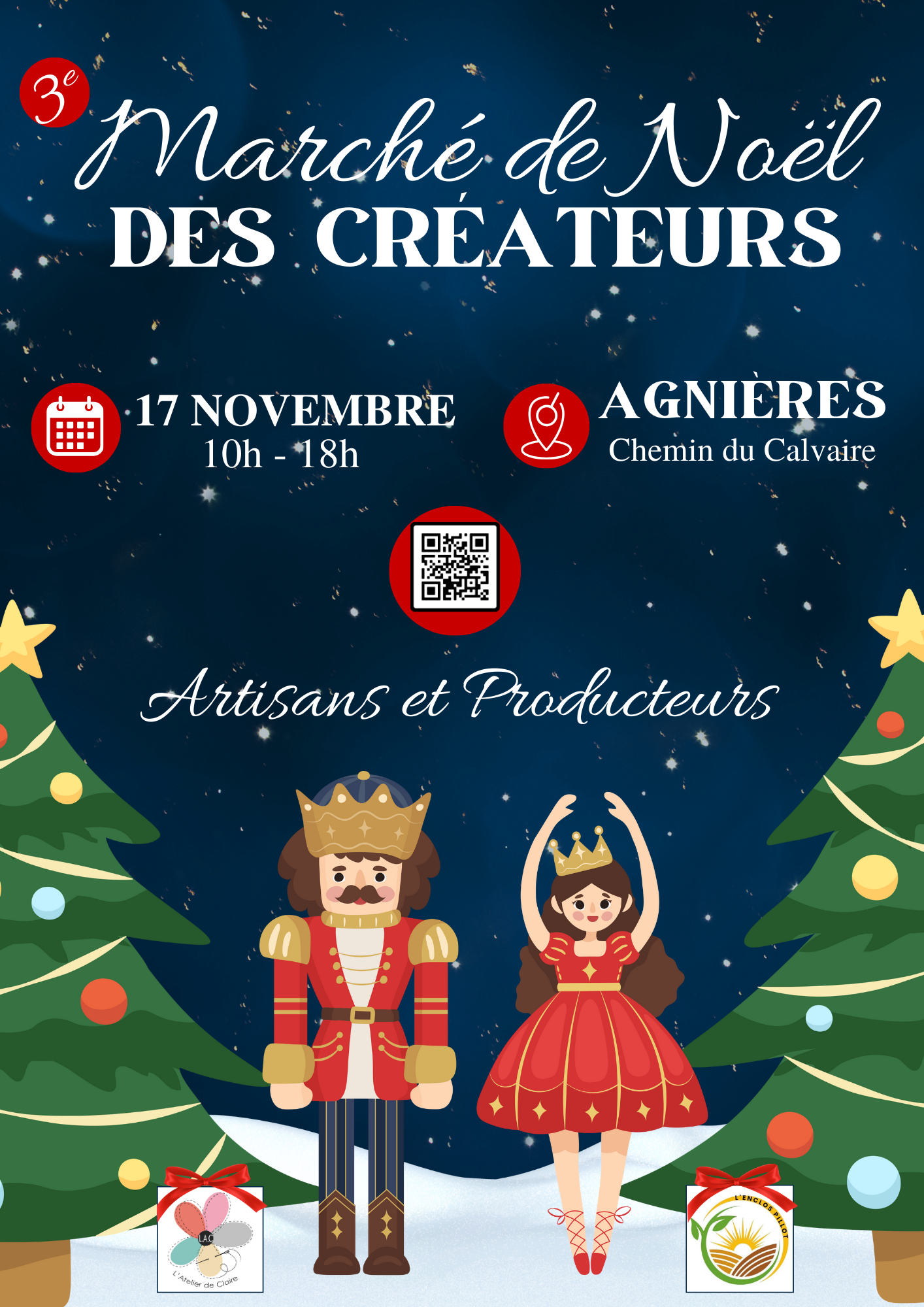 Marché de Noël des Créateurs Le 17 nov 2024