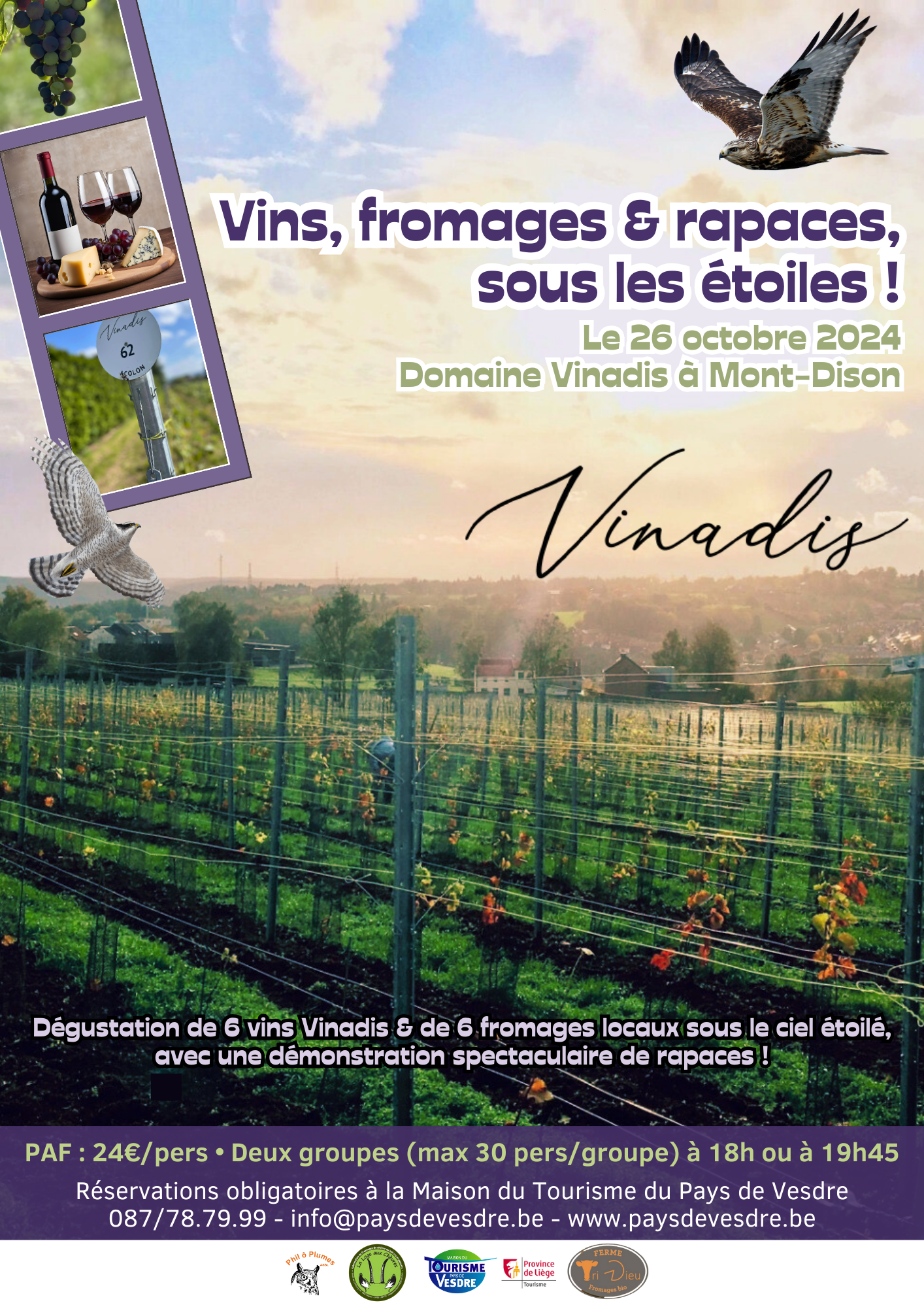 Soirée gourmande inoubliable au Domaine Vinadis : «... Le 26 oct 2024