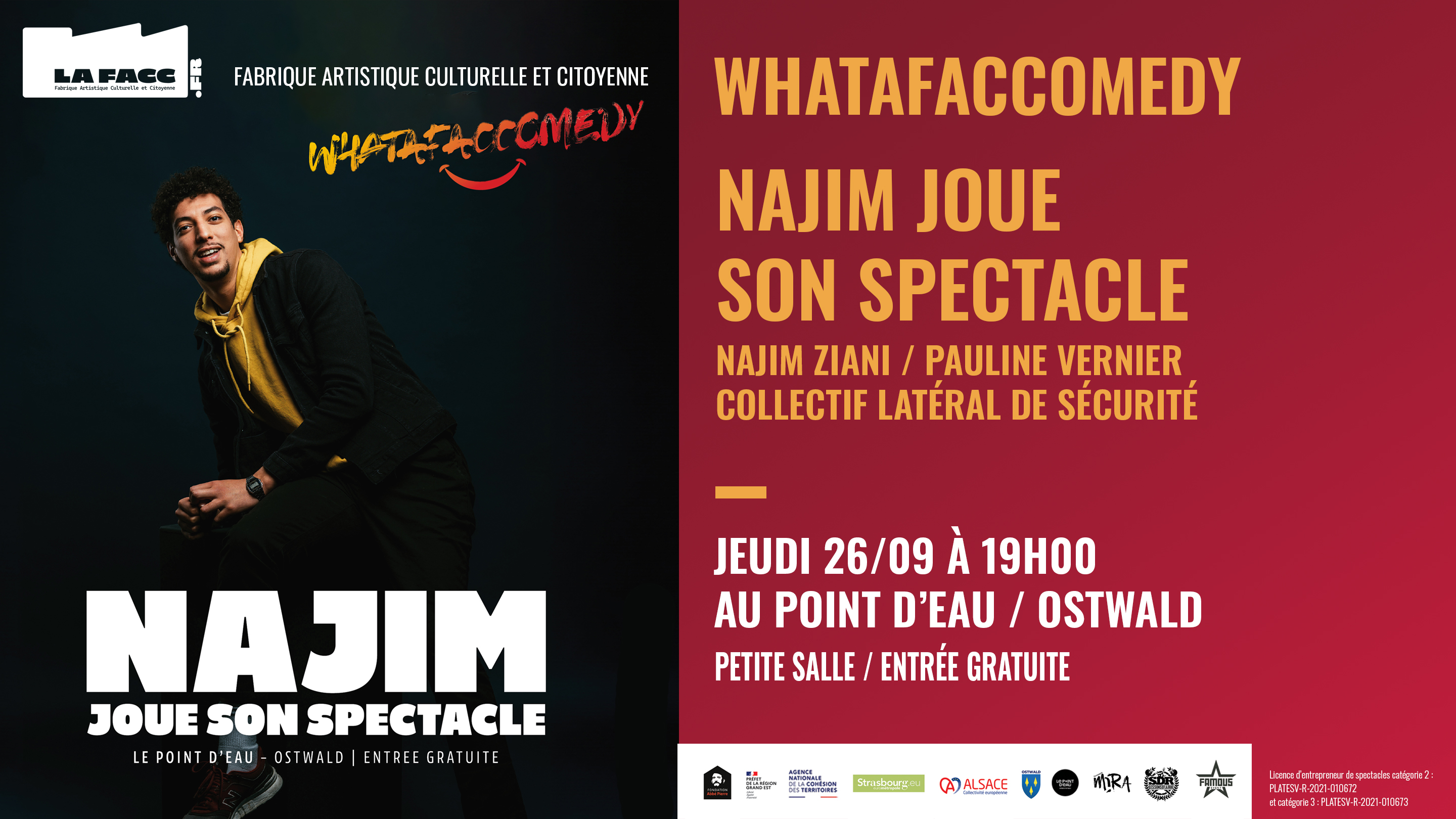 Festival OQP 2024 - Whatafaccomedy Le 26 sept 2024