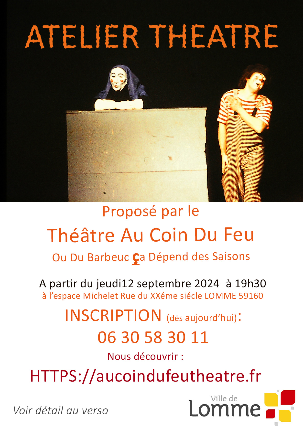 ATELIER THEATRE 2024/2025 Du 6 mars au 5 juin 2025