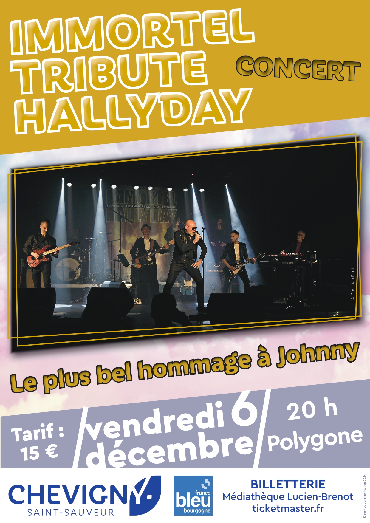 Immortel Tribute Hallyday Le 6 déc 2024