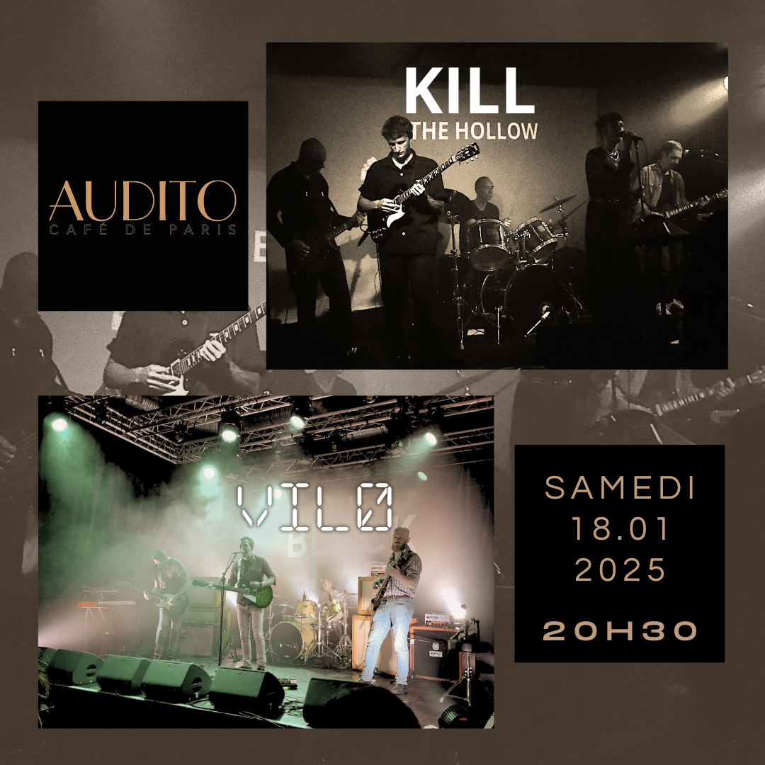 Concert de Kill The Hollow et ViL0 Le 18 janv 2025