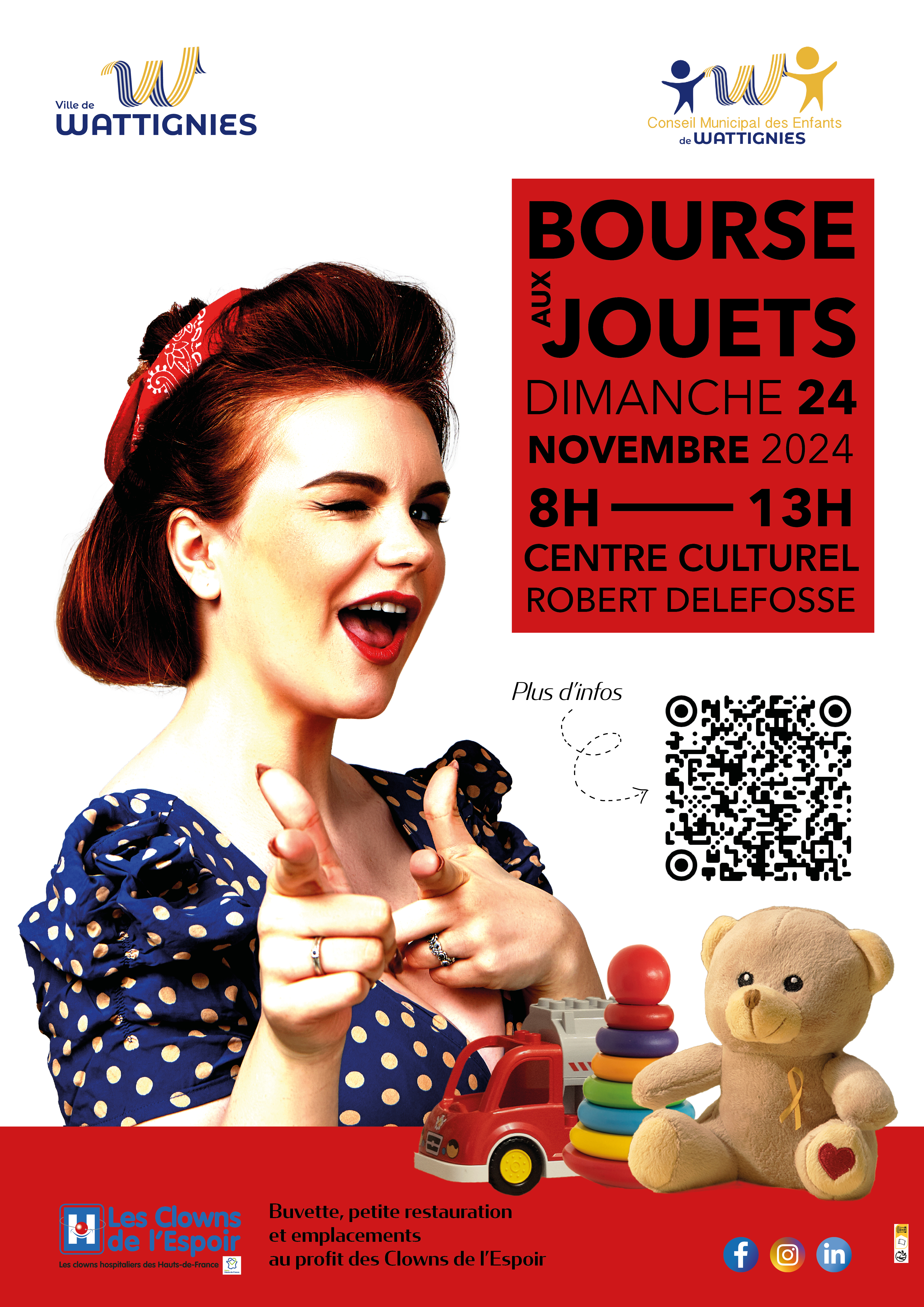 Bourse aux jouets Le 24 nov 2024