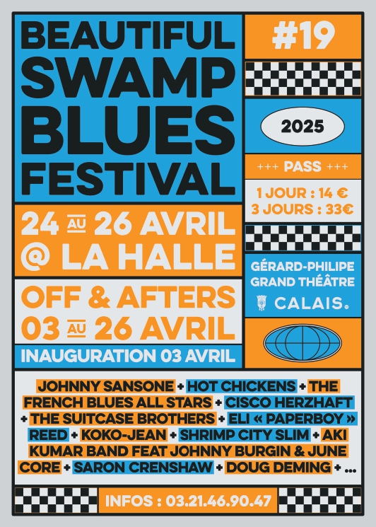 BEAUTIFUL SWAMP BLUES FESTIVAL #19 INAUGURATION Le 3 avr 2025