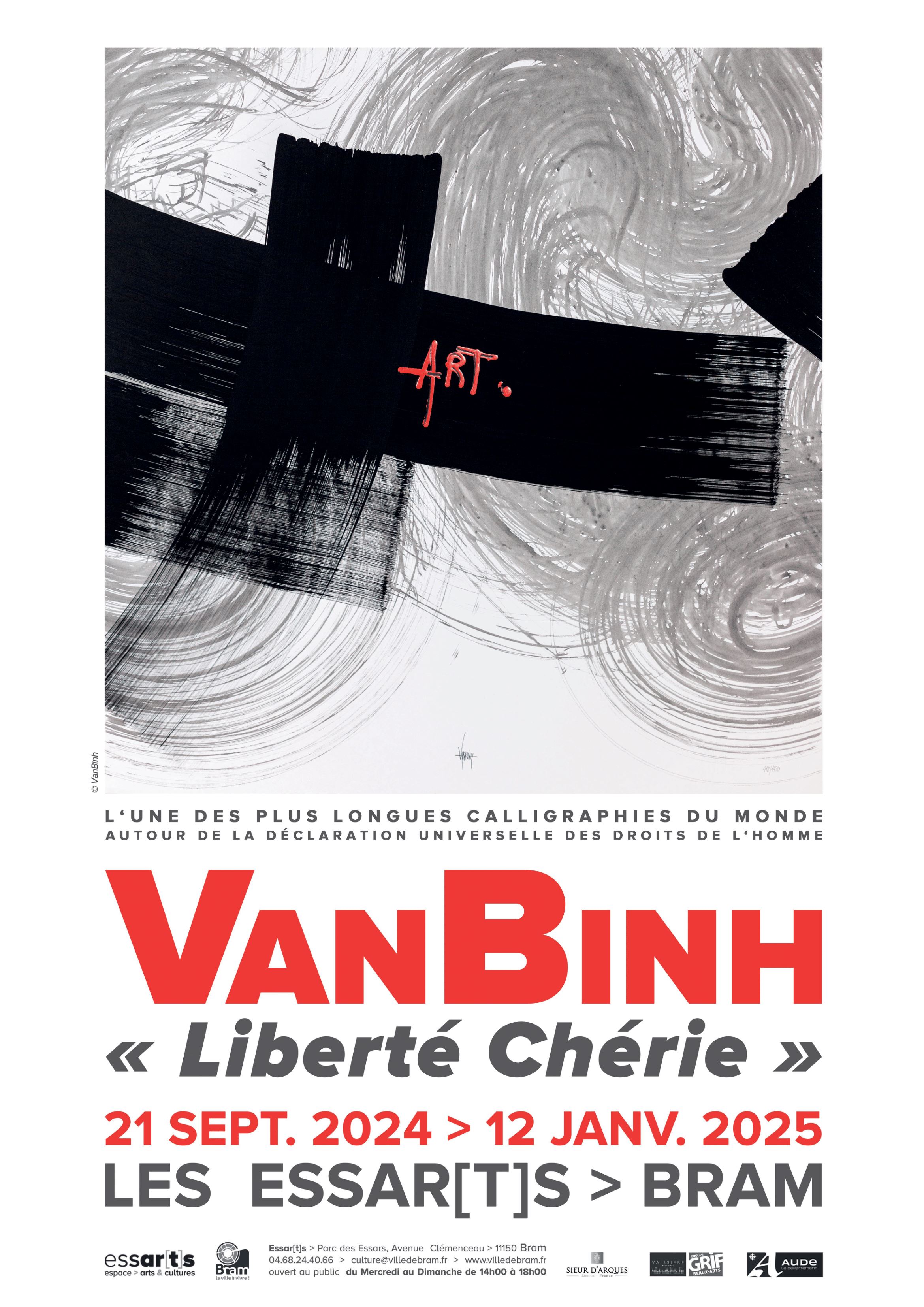 Exposition artistique > VanBinh "Liberté Chérie" Du 21/9/2024 au 12/1/2025