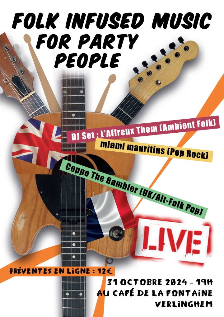 Folk Infused Music For Party People Le 31 oct 2024