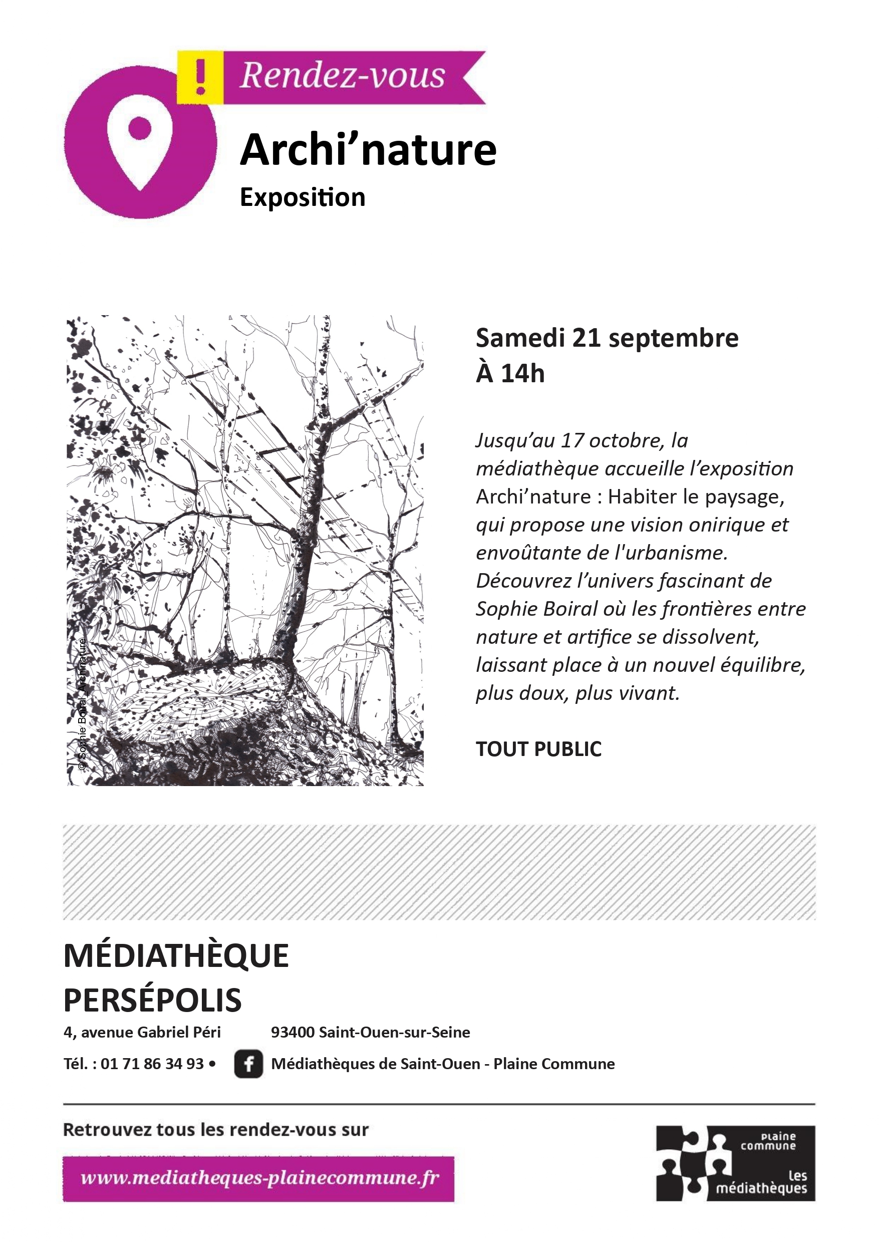 EXPOSITION : ARCHI,NATURE, habiter le paysage