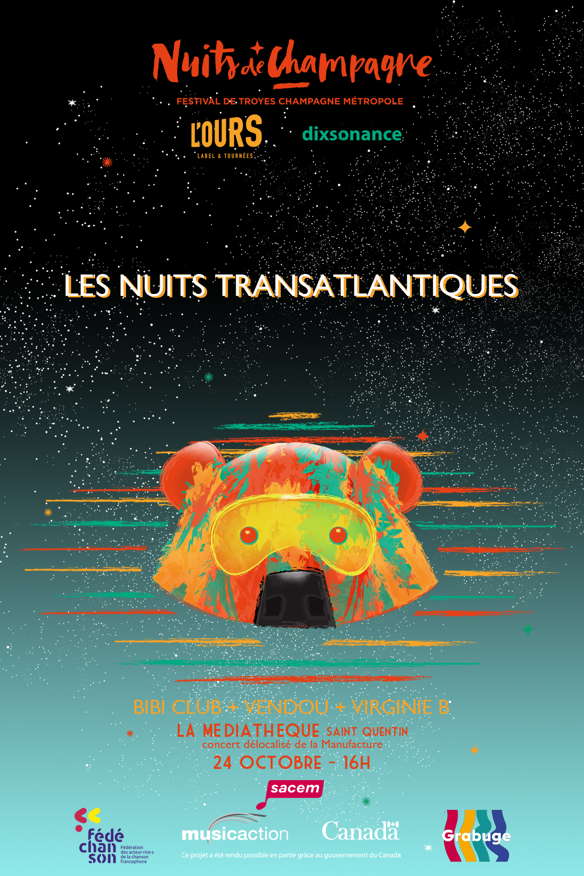 Les Nuits Transatlantiques Du 1 au 31 oct 2024