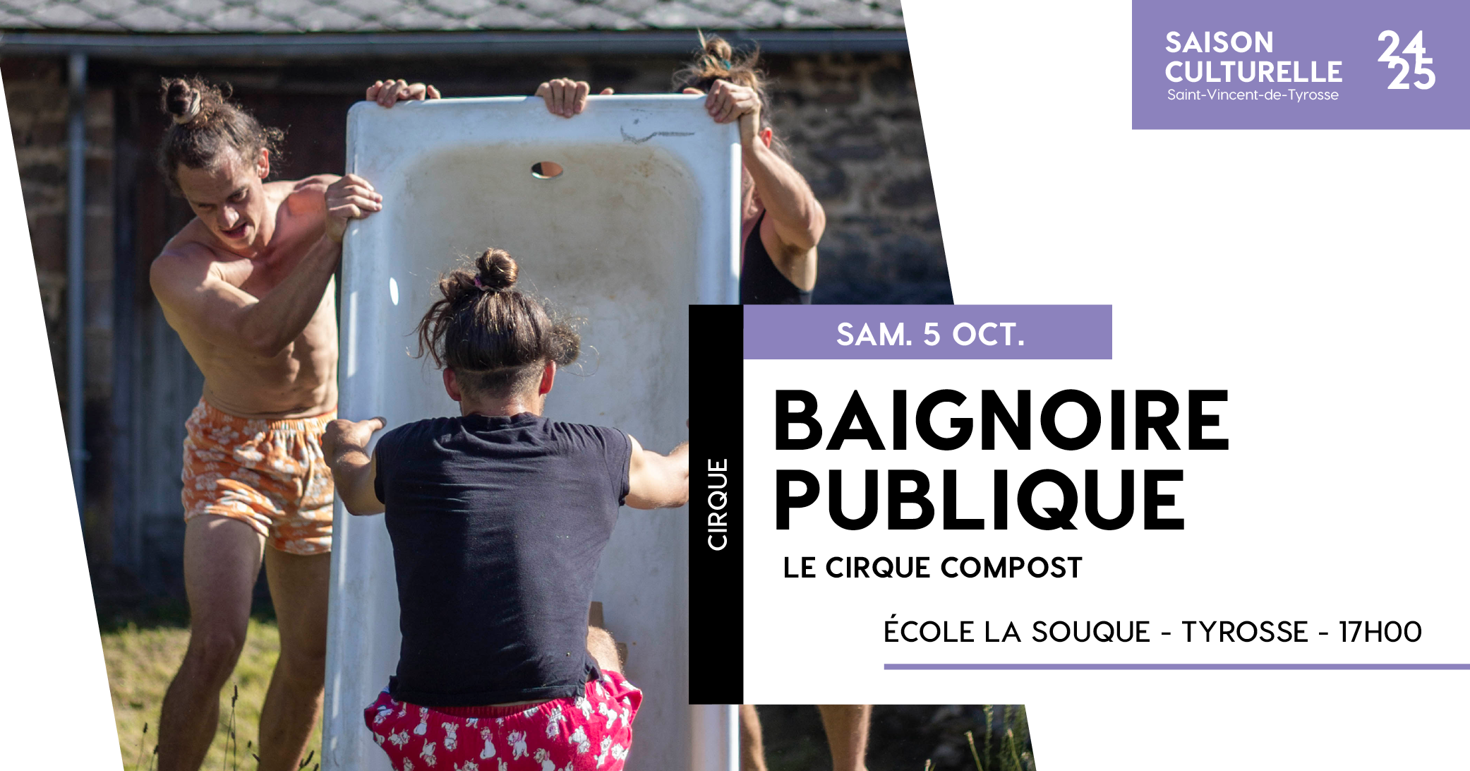 BAIGNOIRE PUBLIQUE - Le Cirque Compost Le 5 oct 2024