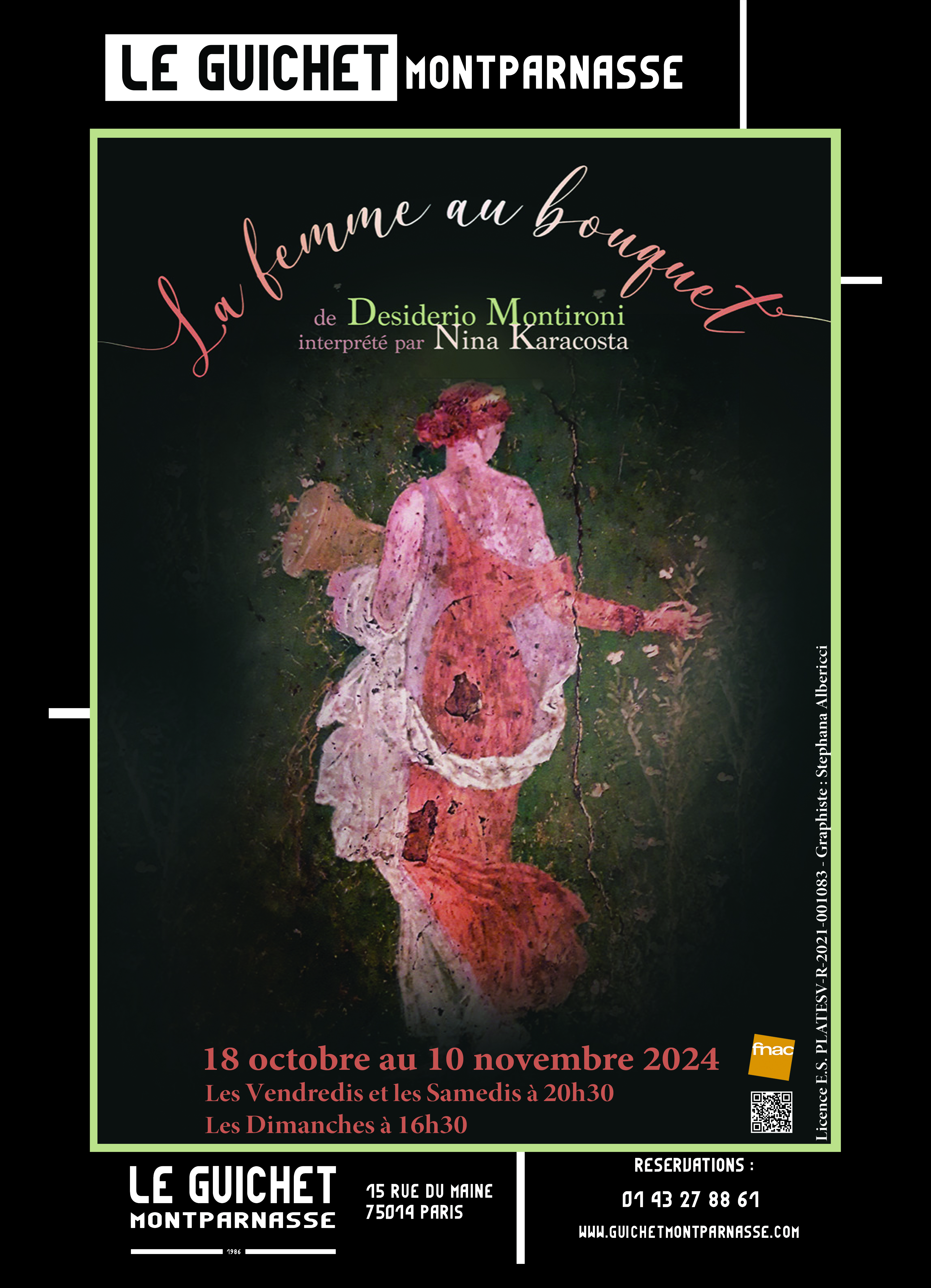 La Femme au bouquet Du 18 oct au 10 nov 2024