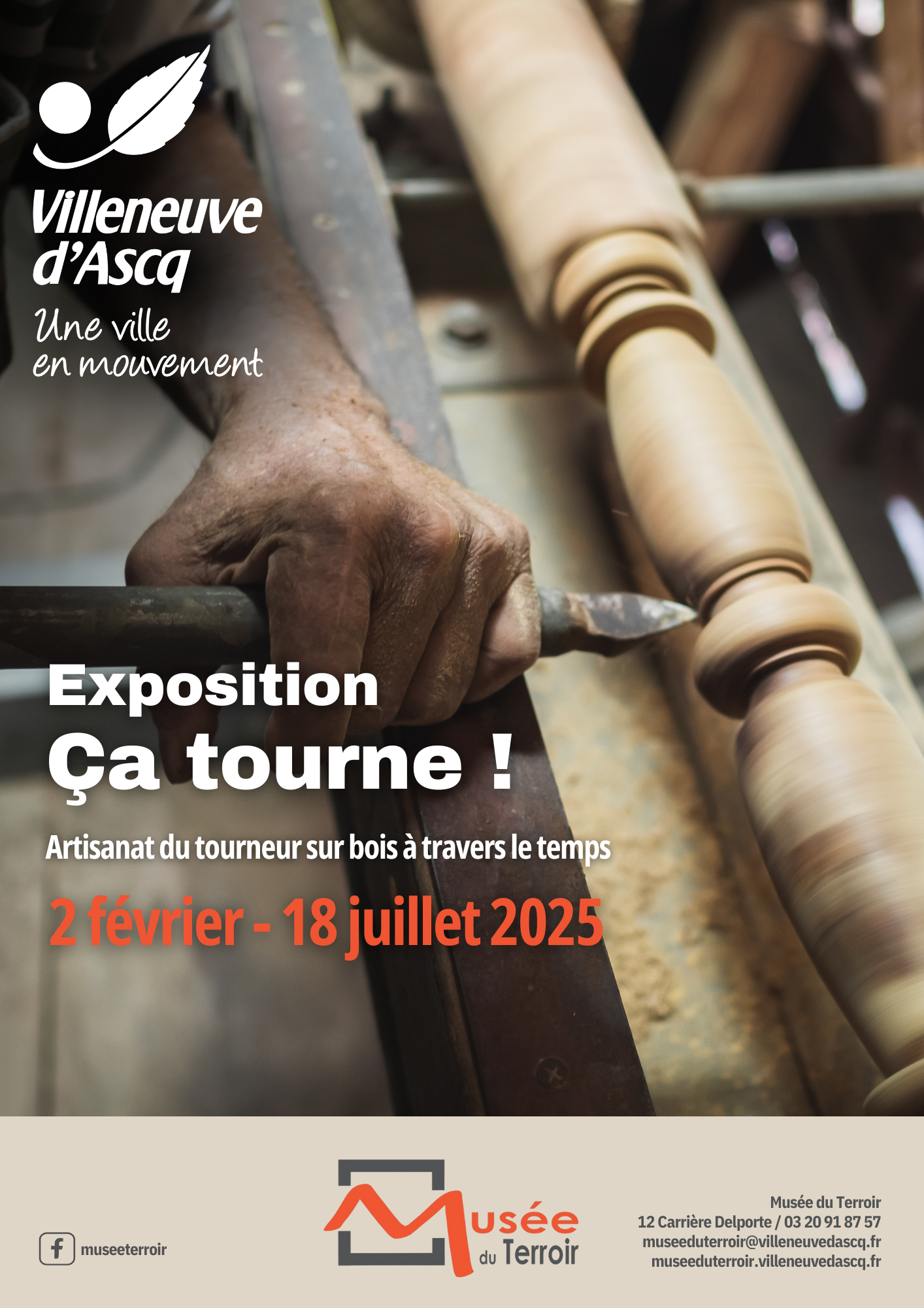 Exposition Ça tourne ! Artisanat du tourneur sur bois à travers le temps