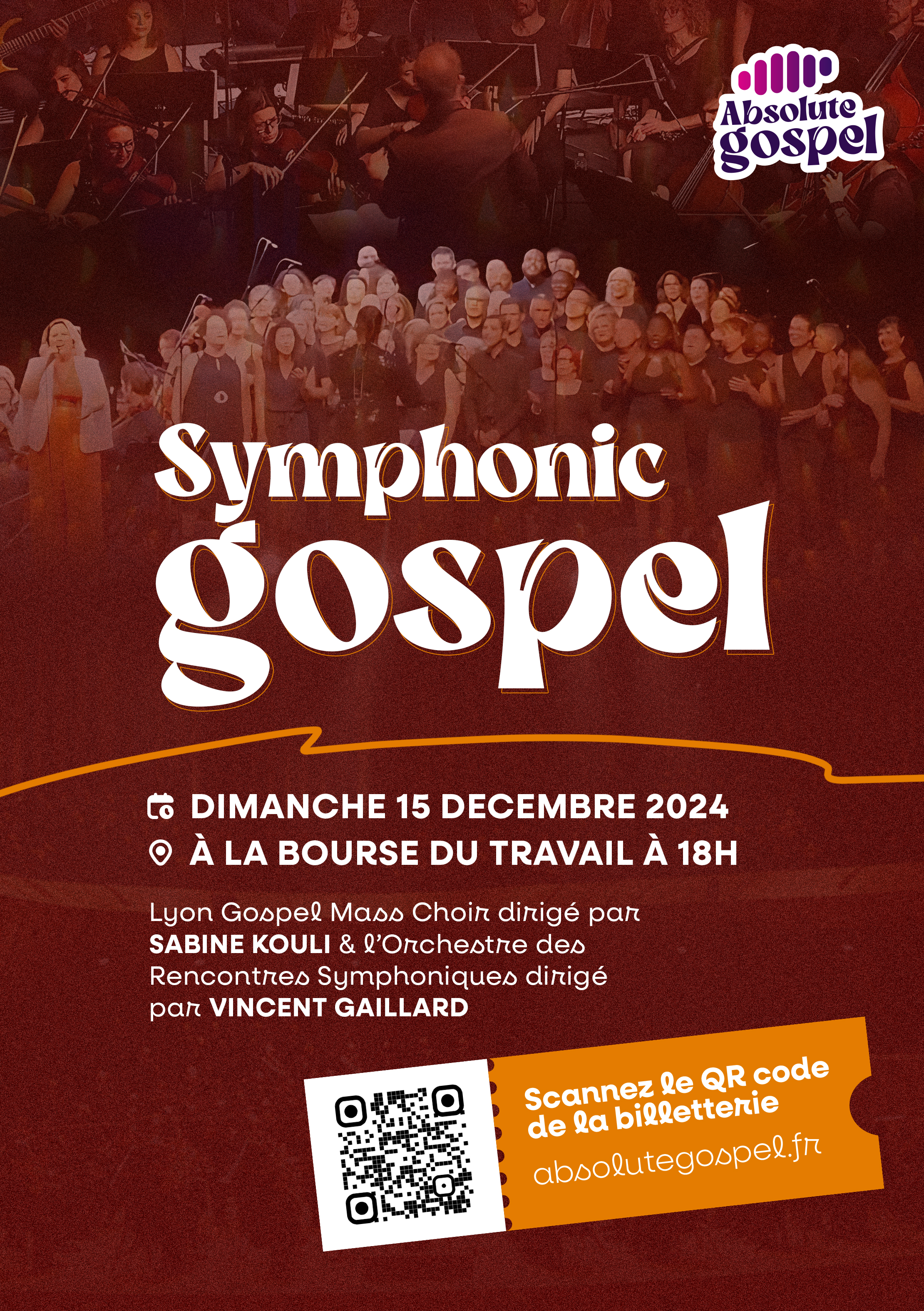 Symphonic Gospel -festival Absolute Gospel Le 15 déc 2024