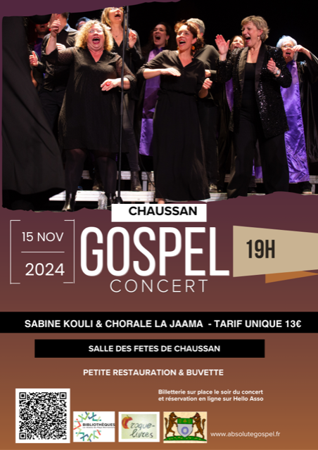 Sabine Kouli et la chorale la Jaama gospel Le 15 nov 2024