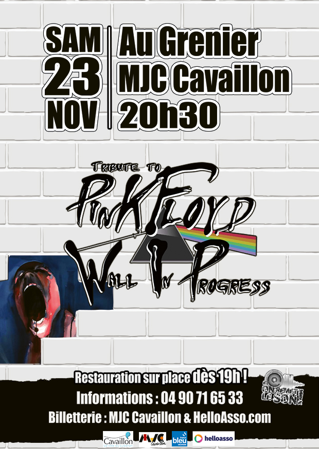 Wall In Progress - Tribute to Pink Floyd Le 23 nov 2024