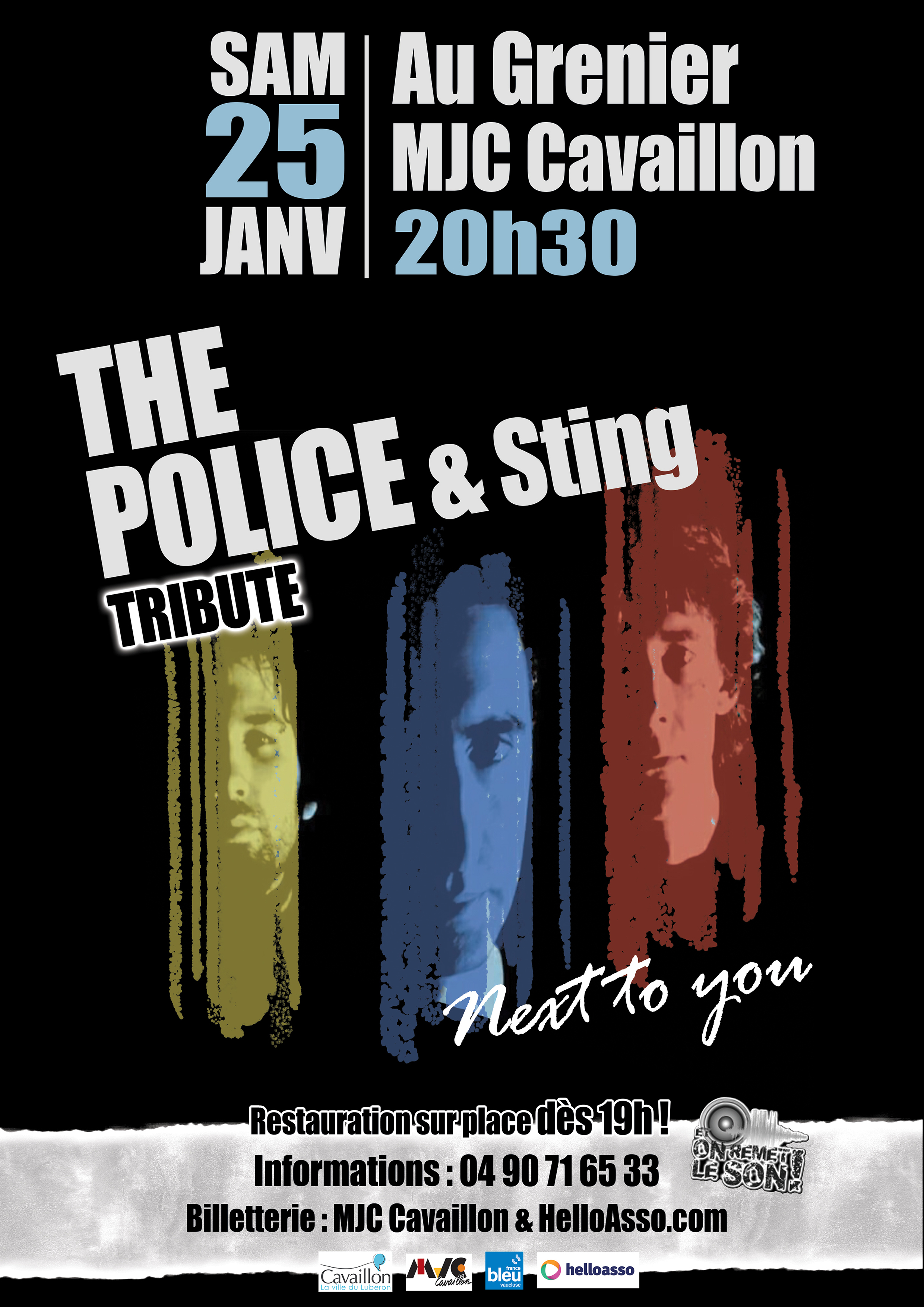 Next To You : THE POLICE & Sting Tribute Le 25 janv 2025