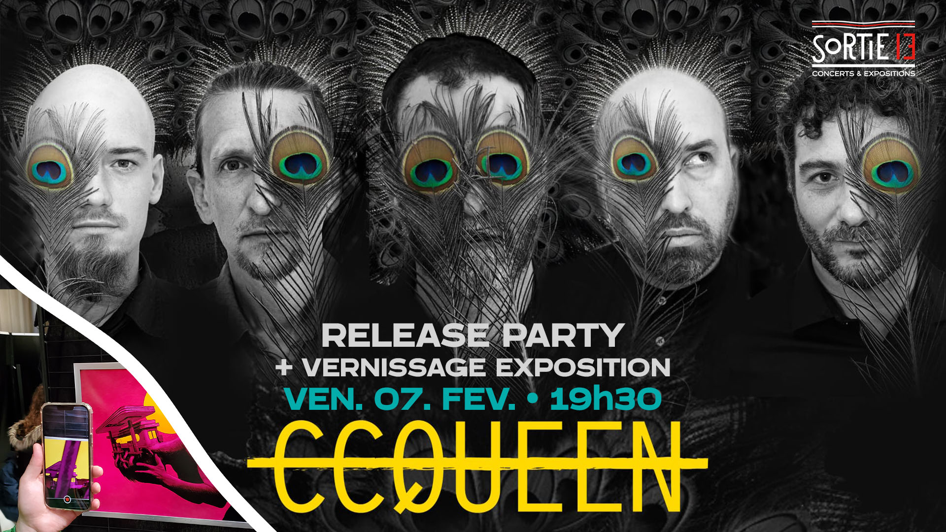 CC QUEEN ->  Release Party + Vernissage exposition Le 7 fév 2025