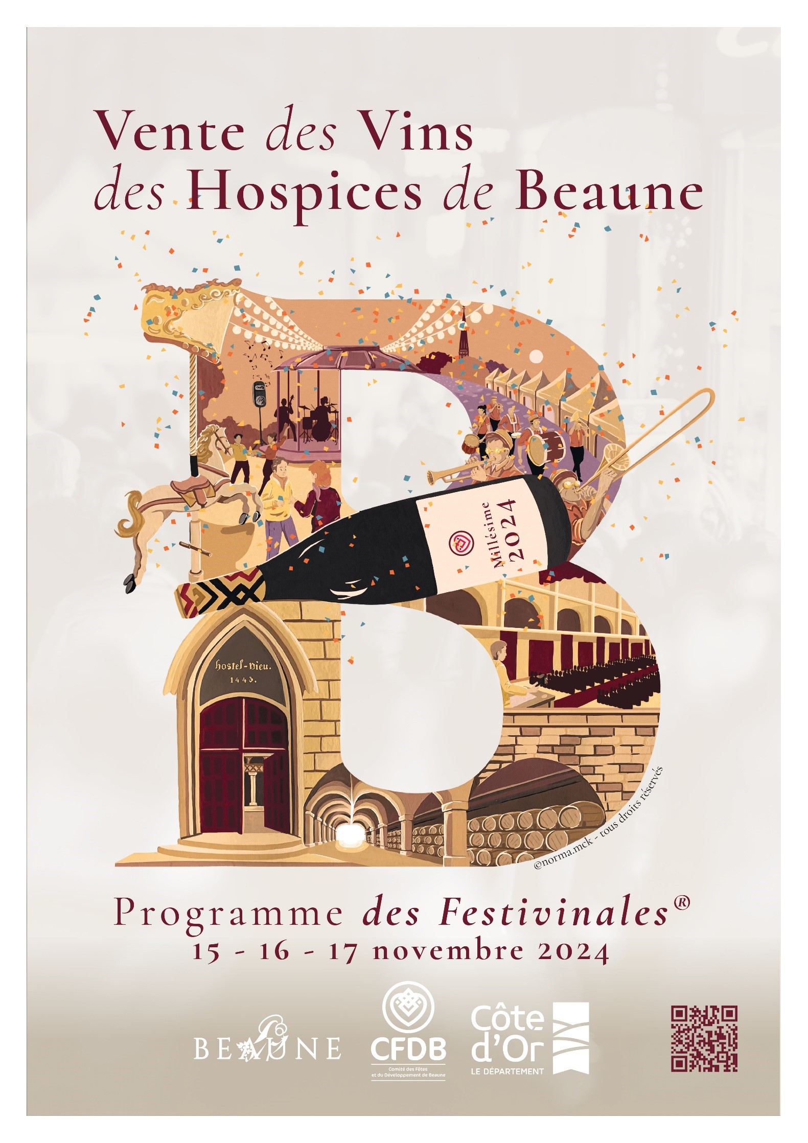 Les festivinales de la Vente des Vins des Hospices de Beaune Du 15 au 17 nov 2024