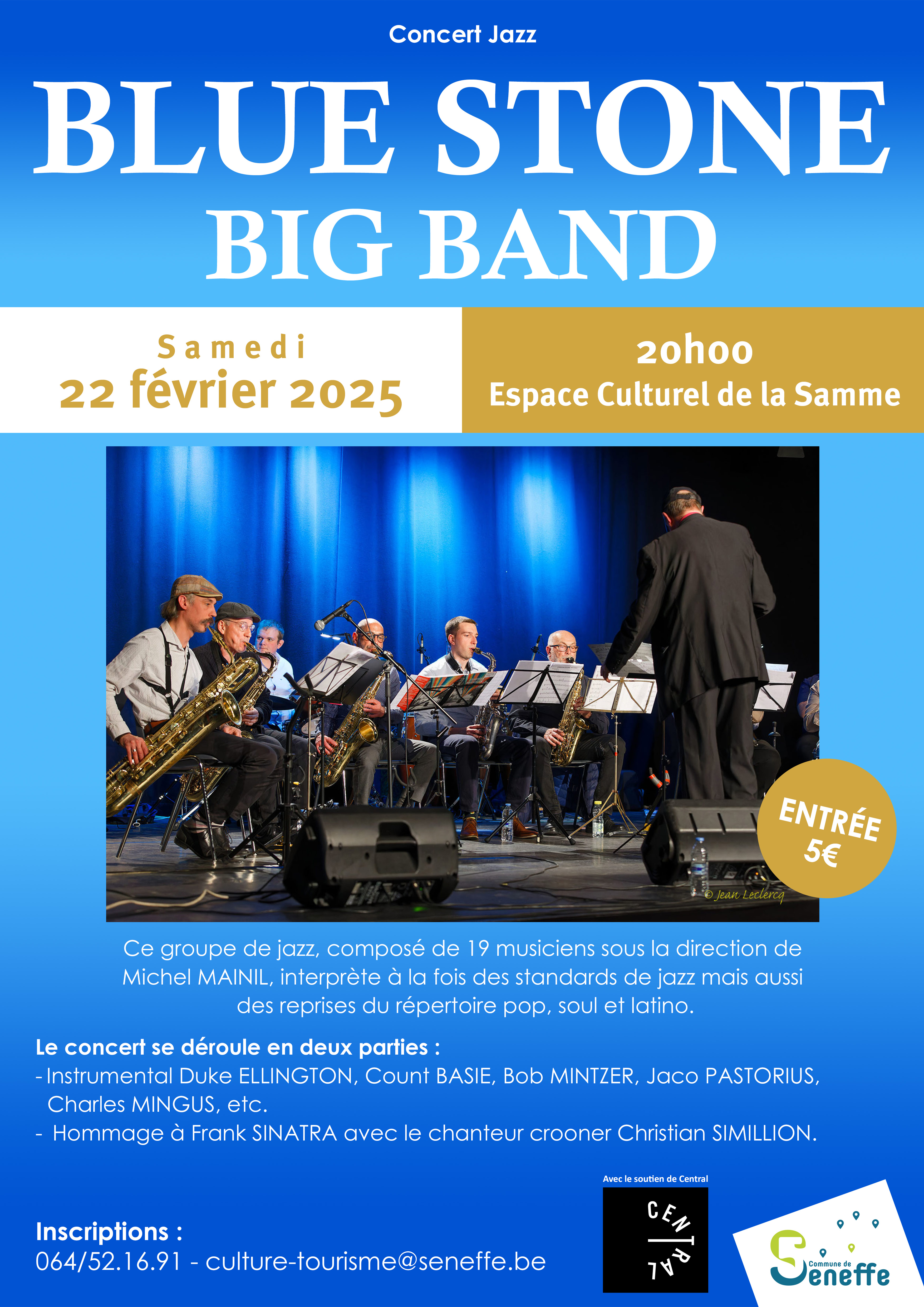 Blue Stone Big Band Le 22 fév 2025