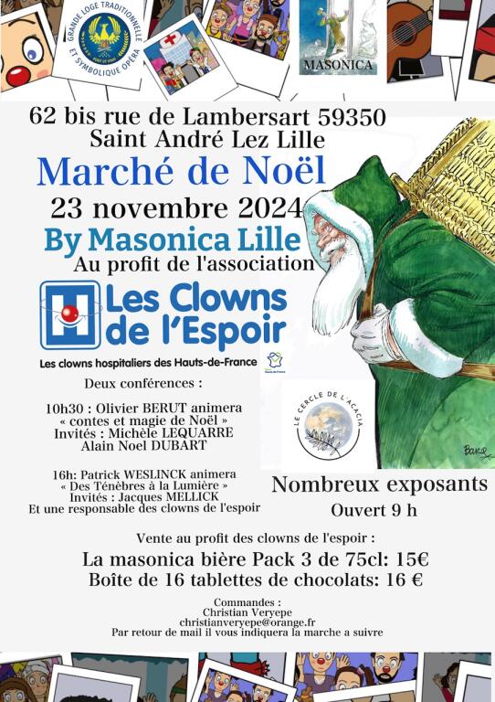 MARCHÉ  de  NOEL  à  SAINT-ANDRE  LEZ  LILLE -... Le 23 nov 2024