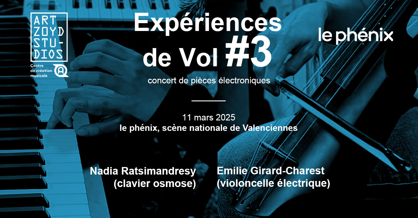 Expériences de vol #3 – Concert Le 11 mars 2025