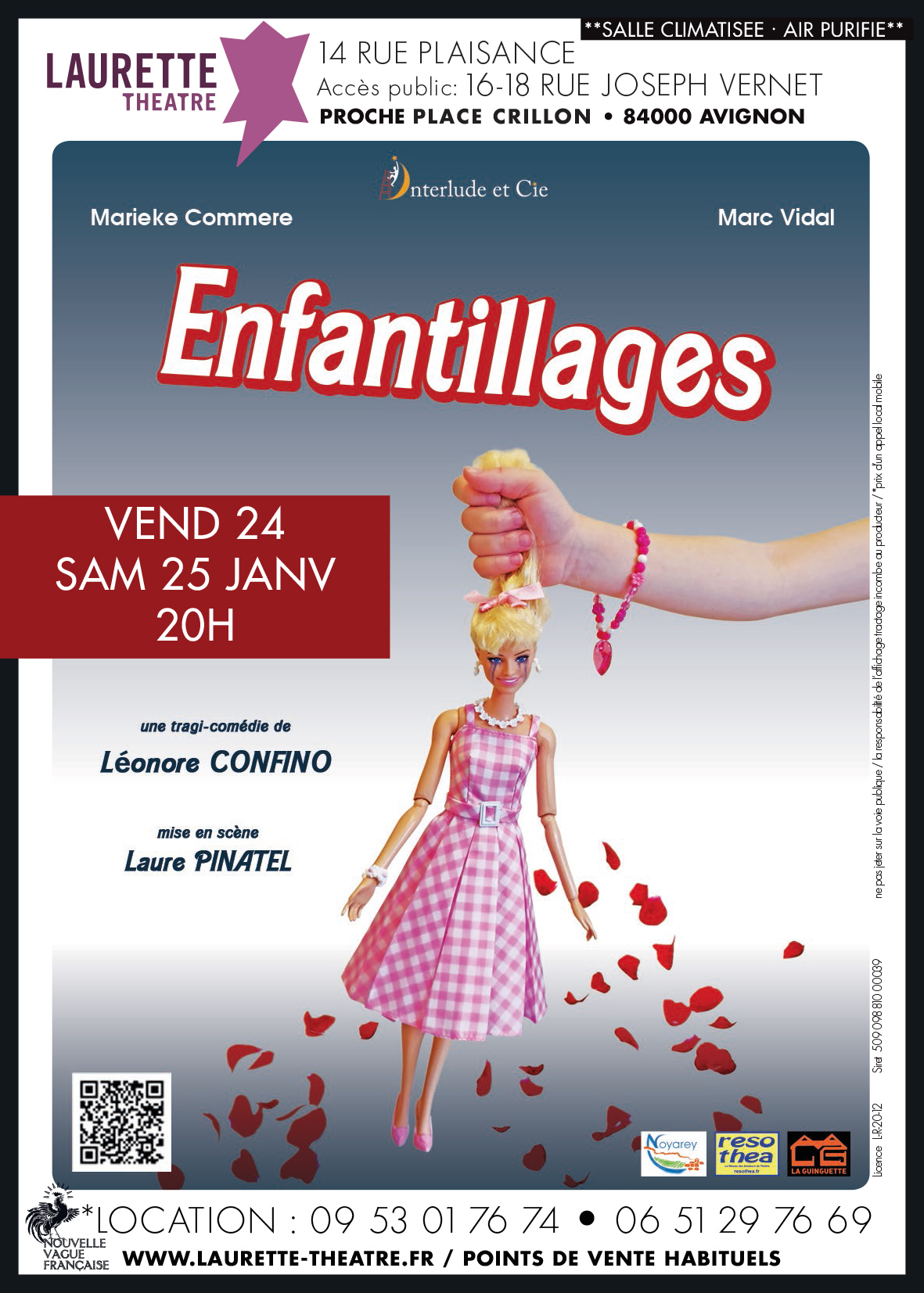 "Enfantillages", une tragi-comédie de Léonore Confino Du 24 au 25 janv 2025