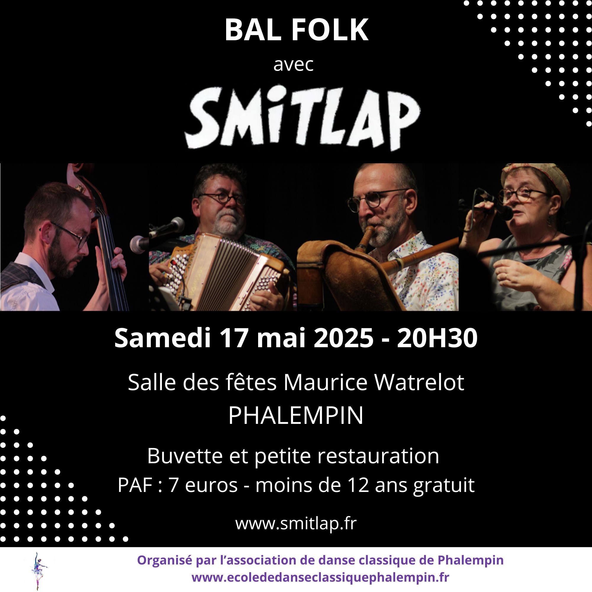 Bal Folk avec le groupe Smitlap Le 17 mai 2025